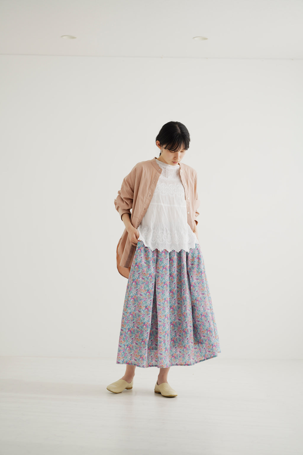 燦々 - Relaxed Liberty Skirt -