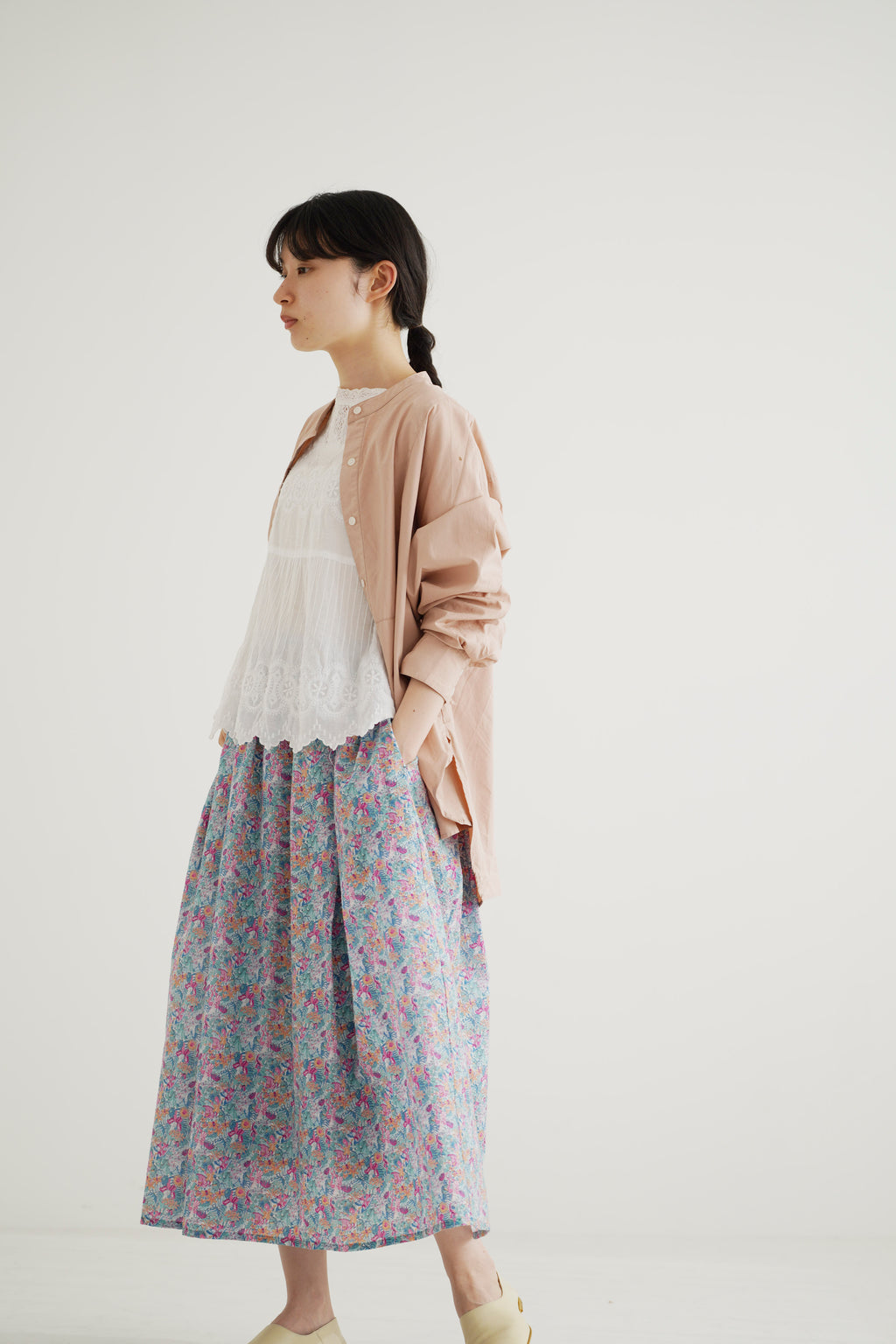 燦々 - Relaxed Liberty Skirt -