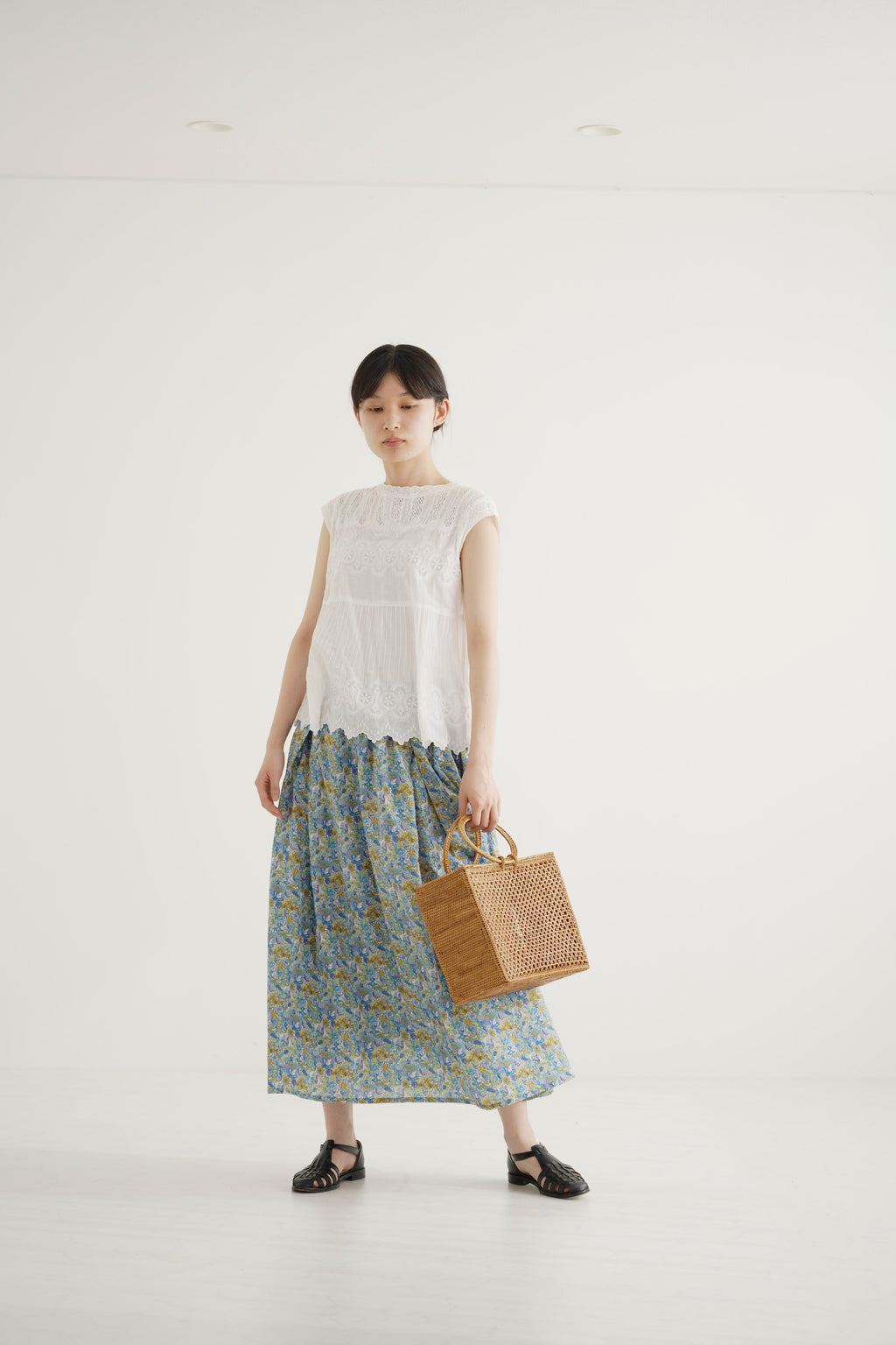 燦々 - Relaxed Liberty Skirt -