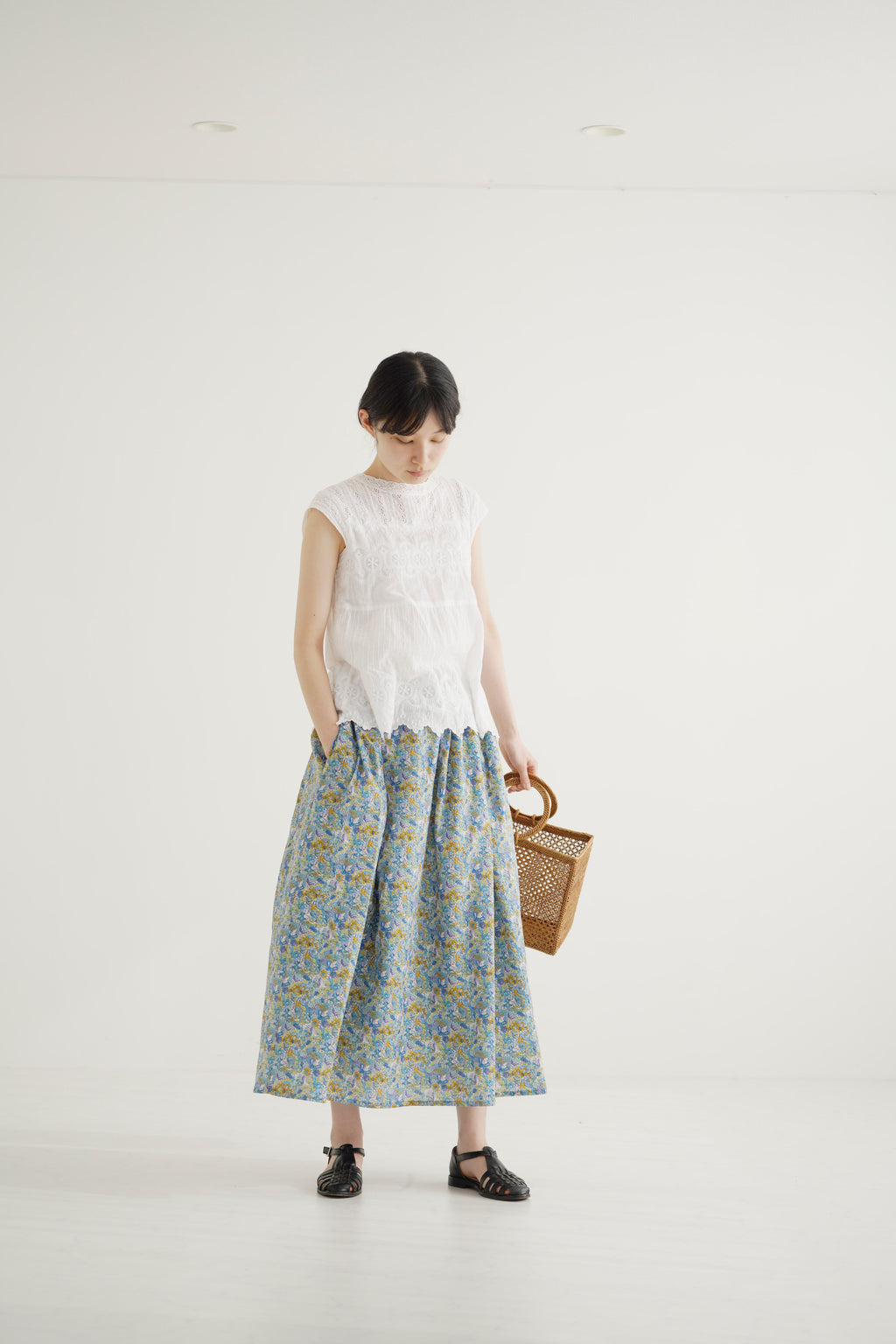 燦々 - Relaxed Liberty Skirt -