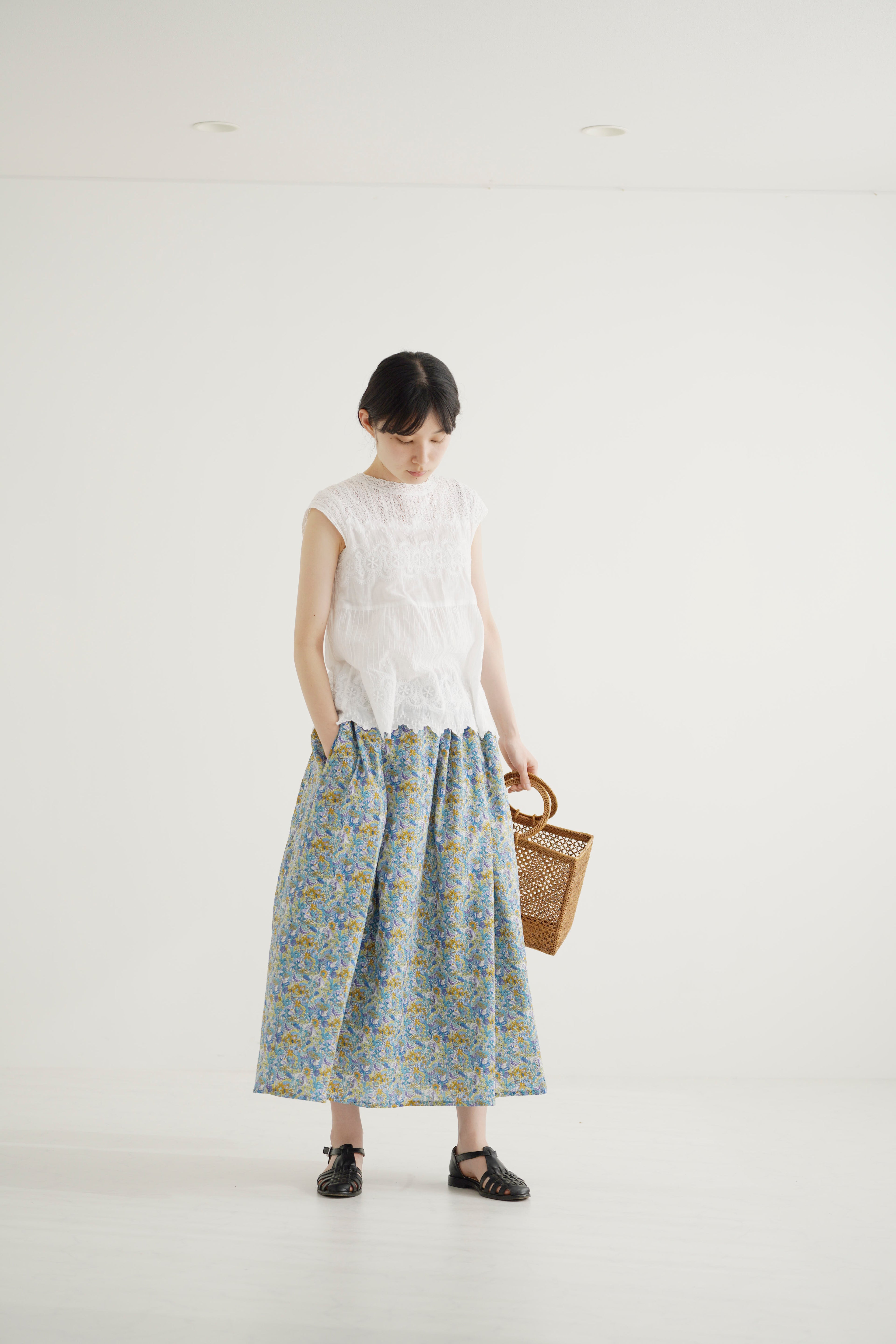 燦々 - Relaxed Liberty Skirt -