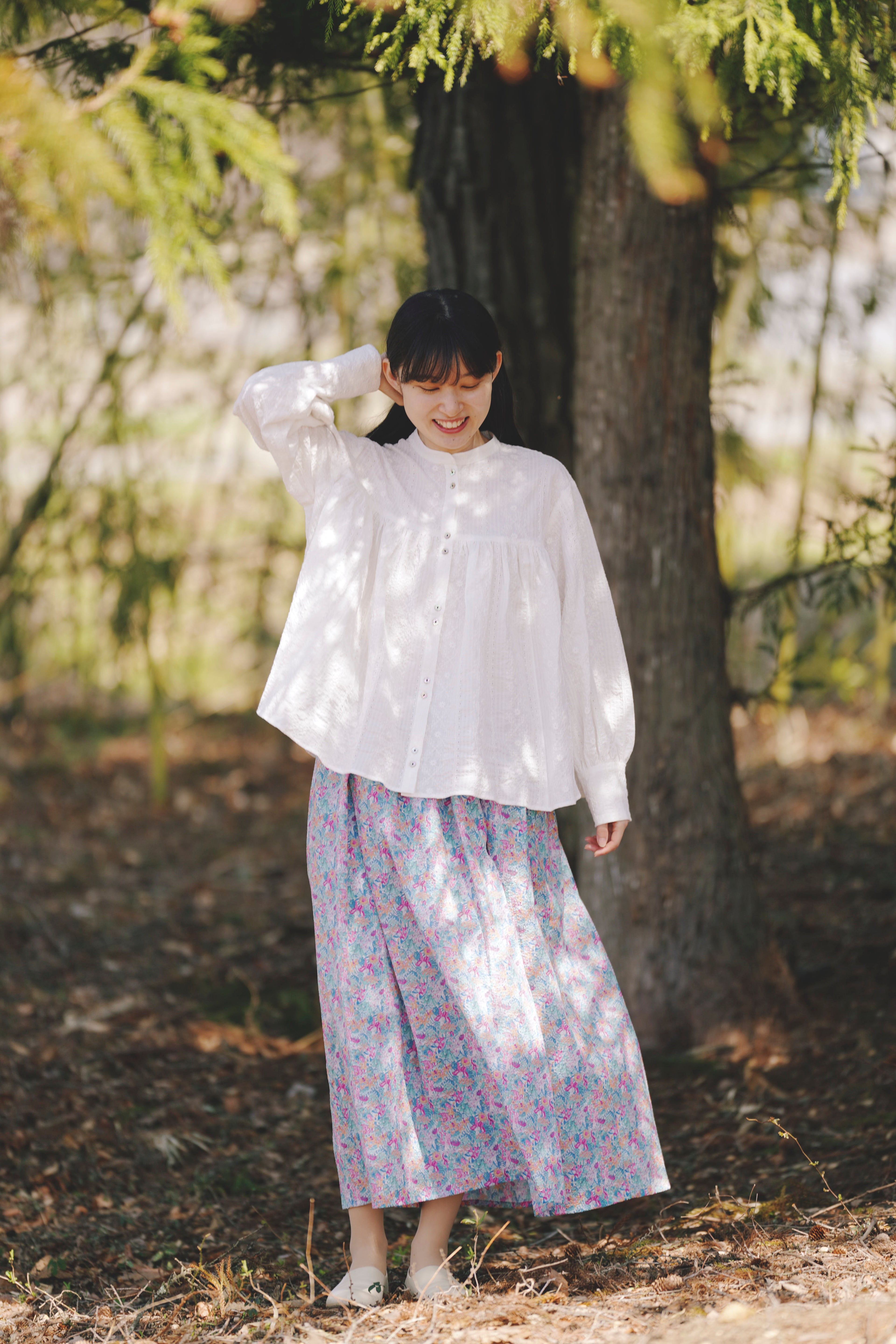 燦々 - Relaxed Liberty Skirt -