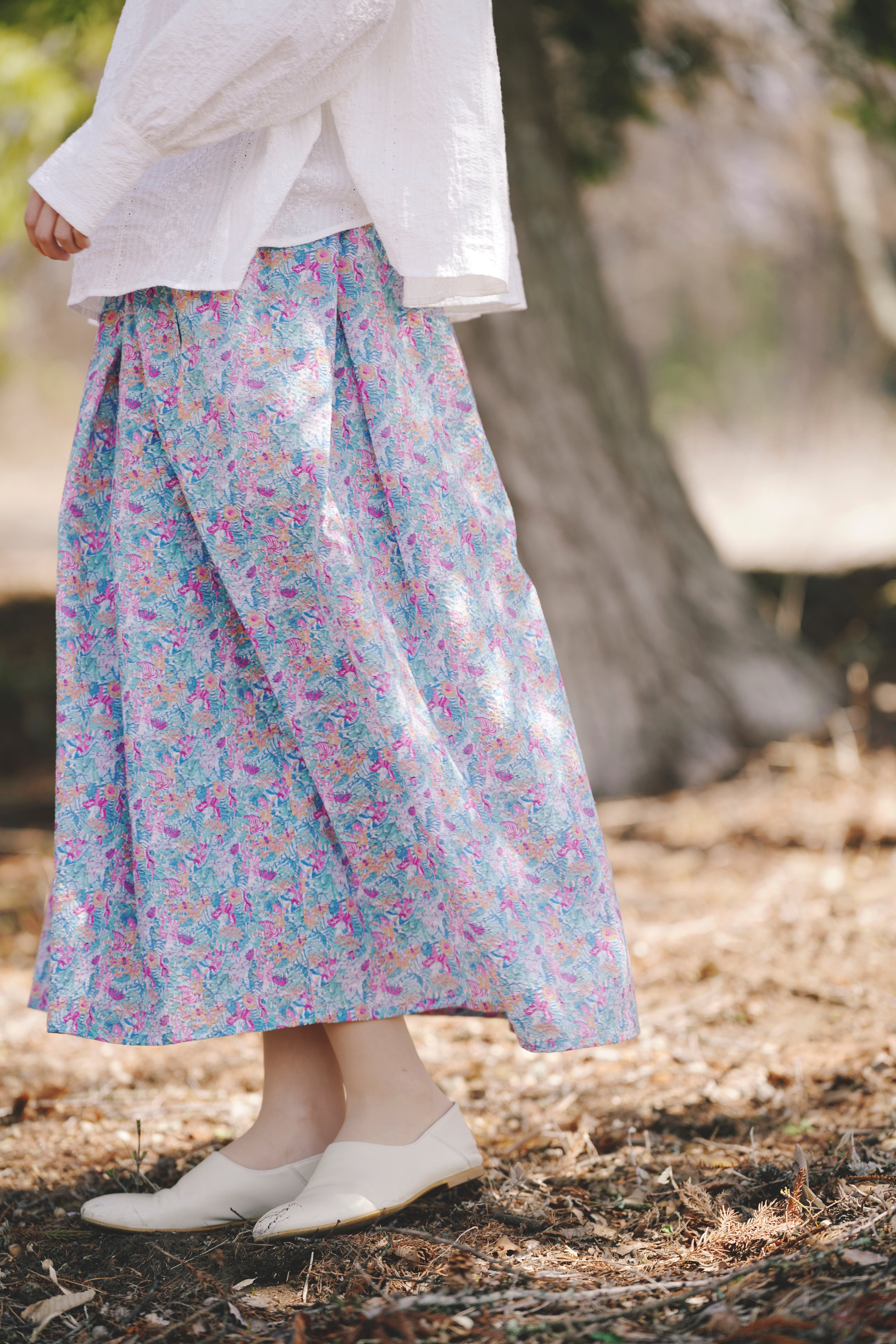 燦々 - Relaxed Liberty Skirt -