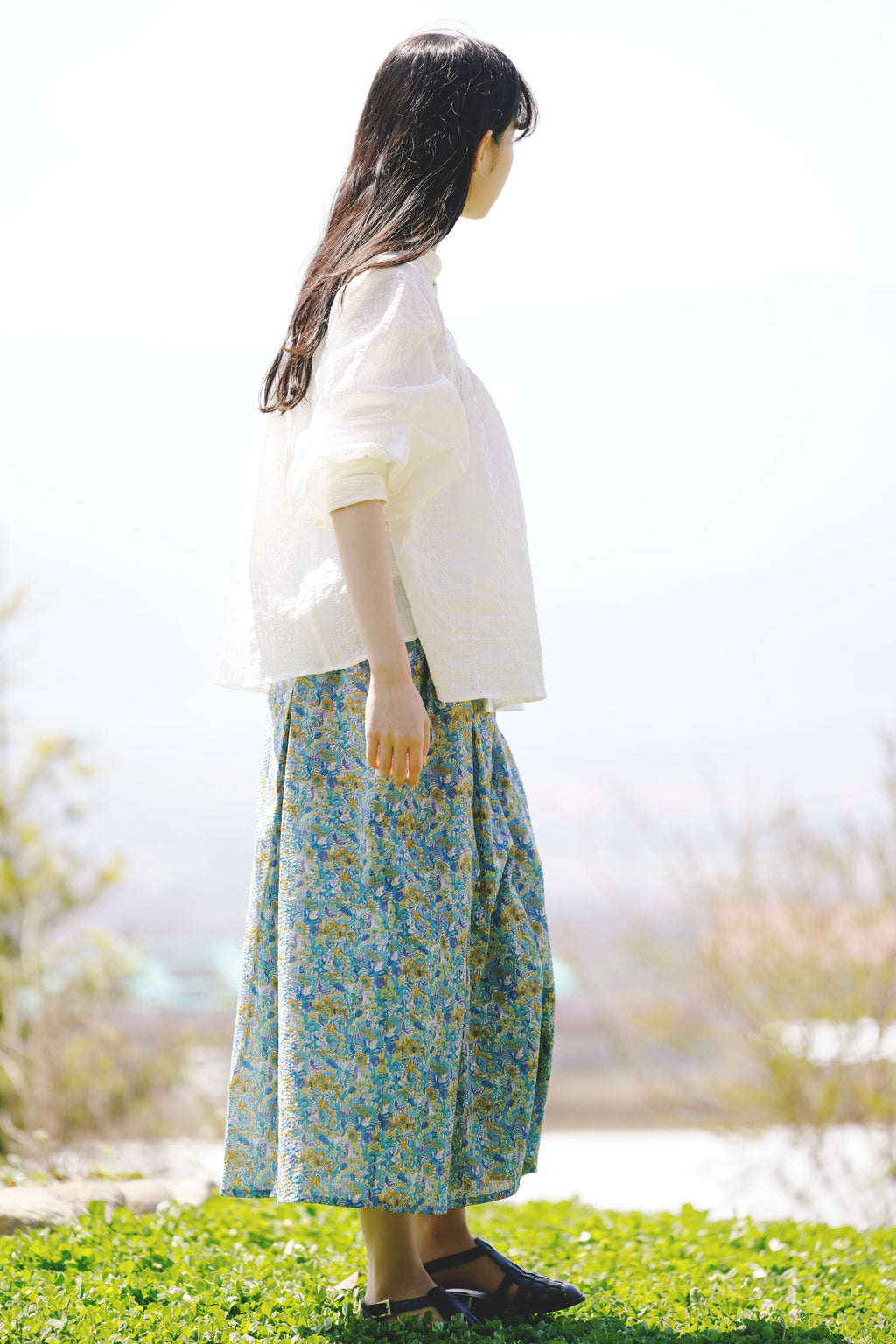 燦々 - Relaxed Liberty Skirt -