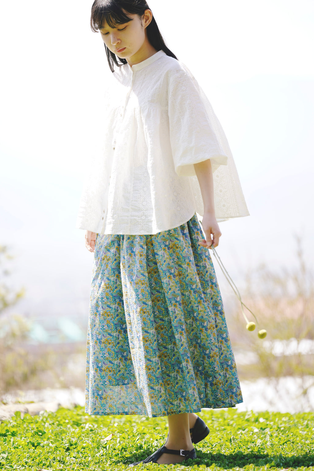 燦々 - Relaxed Liberty Skirt -