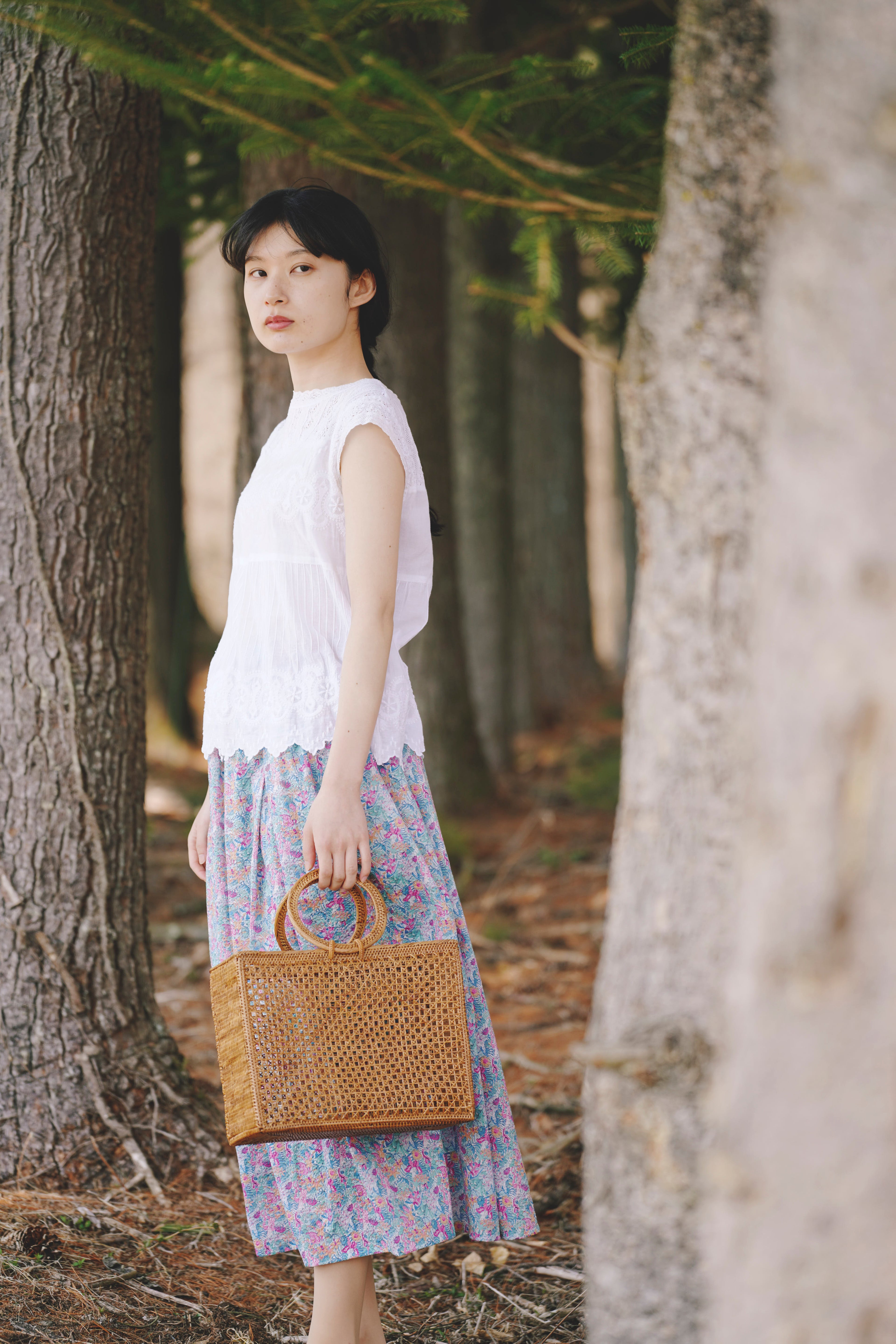 燦々 - Relaxed Liberty Skirt -
