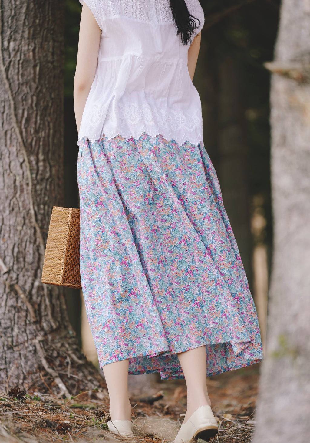 燦々 - Relaxed Liberty Skirt -