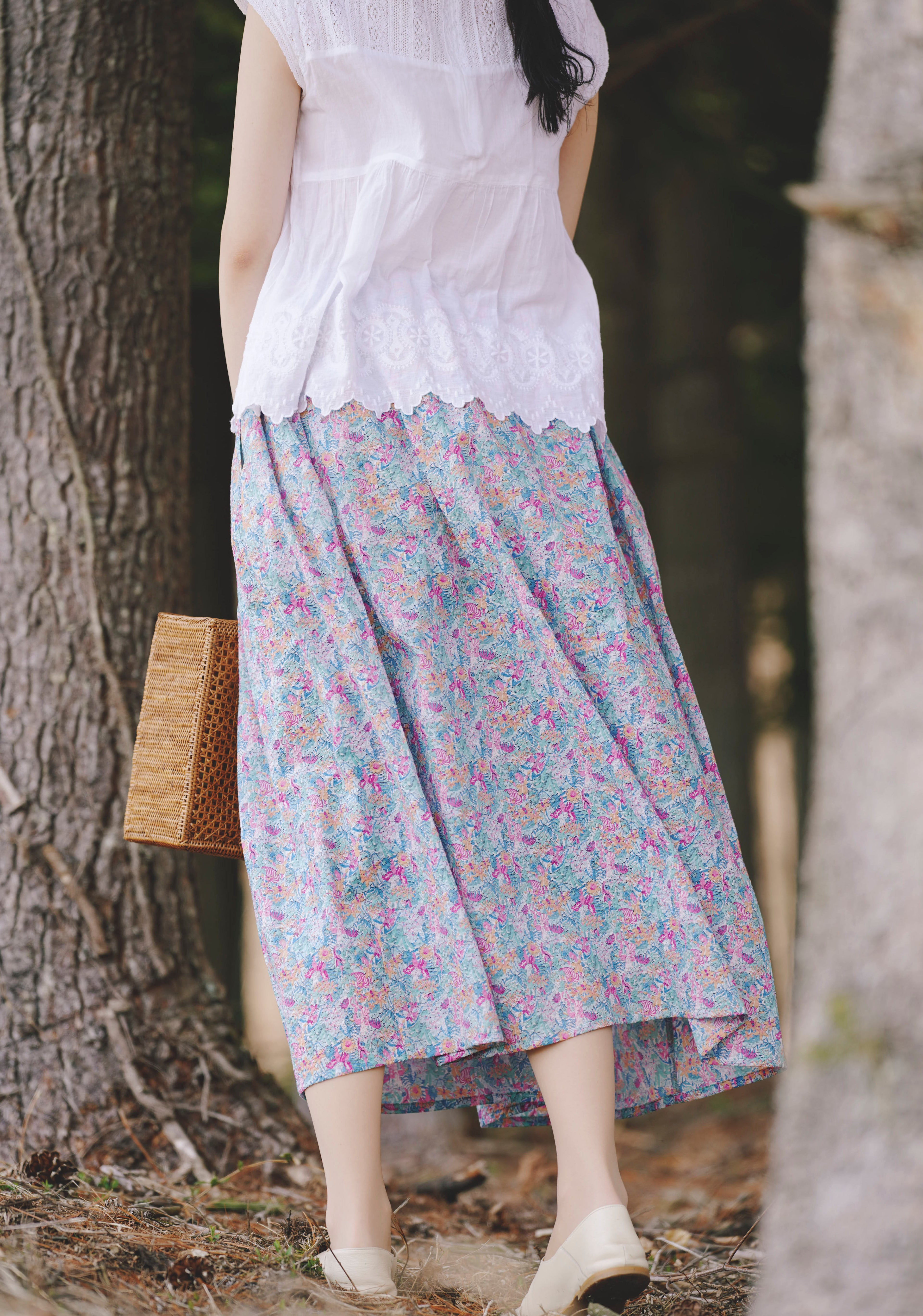 燦々 - Relaxed Liberty Skirt -