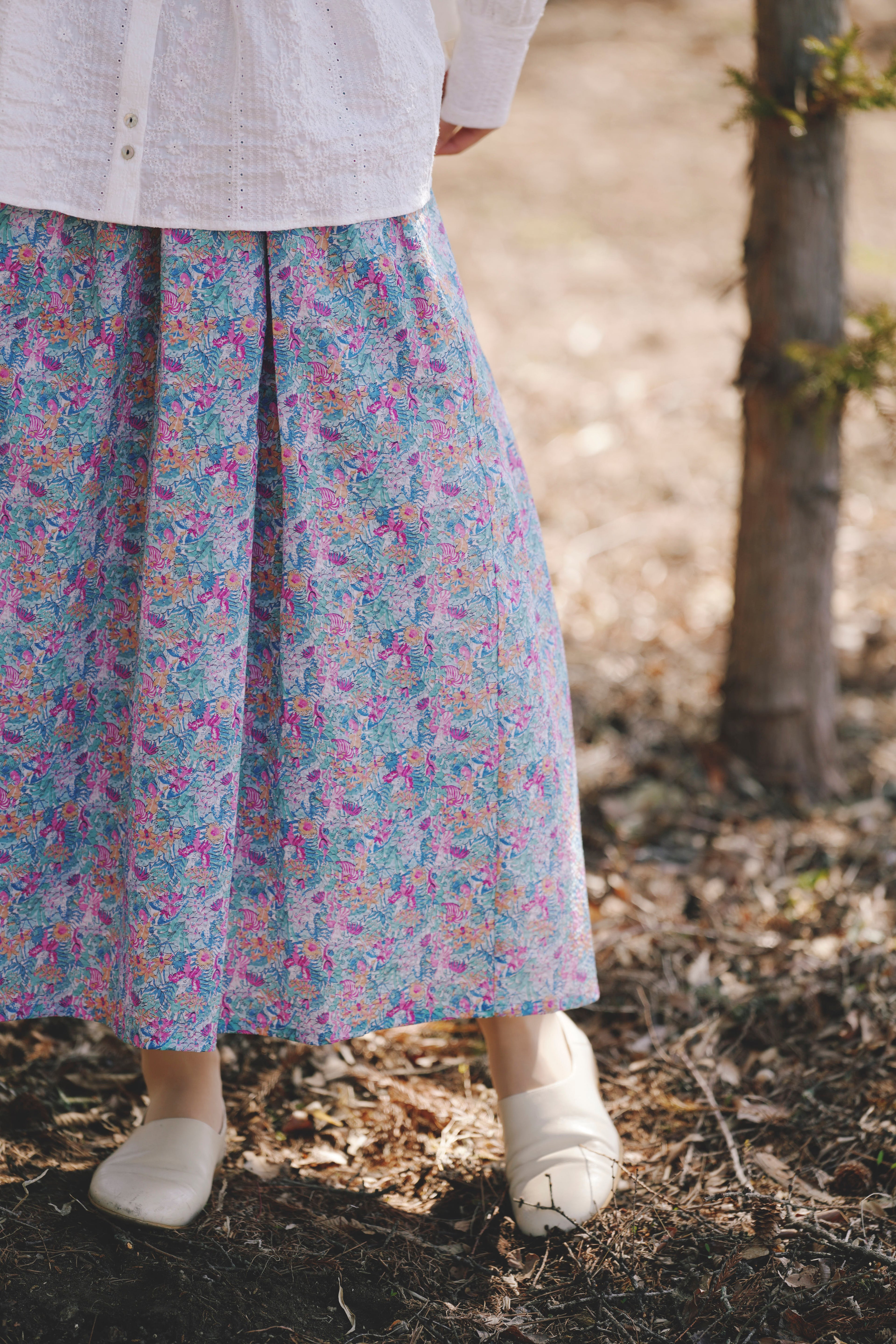 燦々 - Relaxed Liberty Skirt -