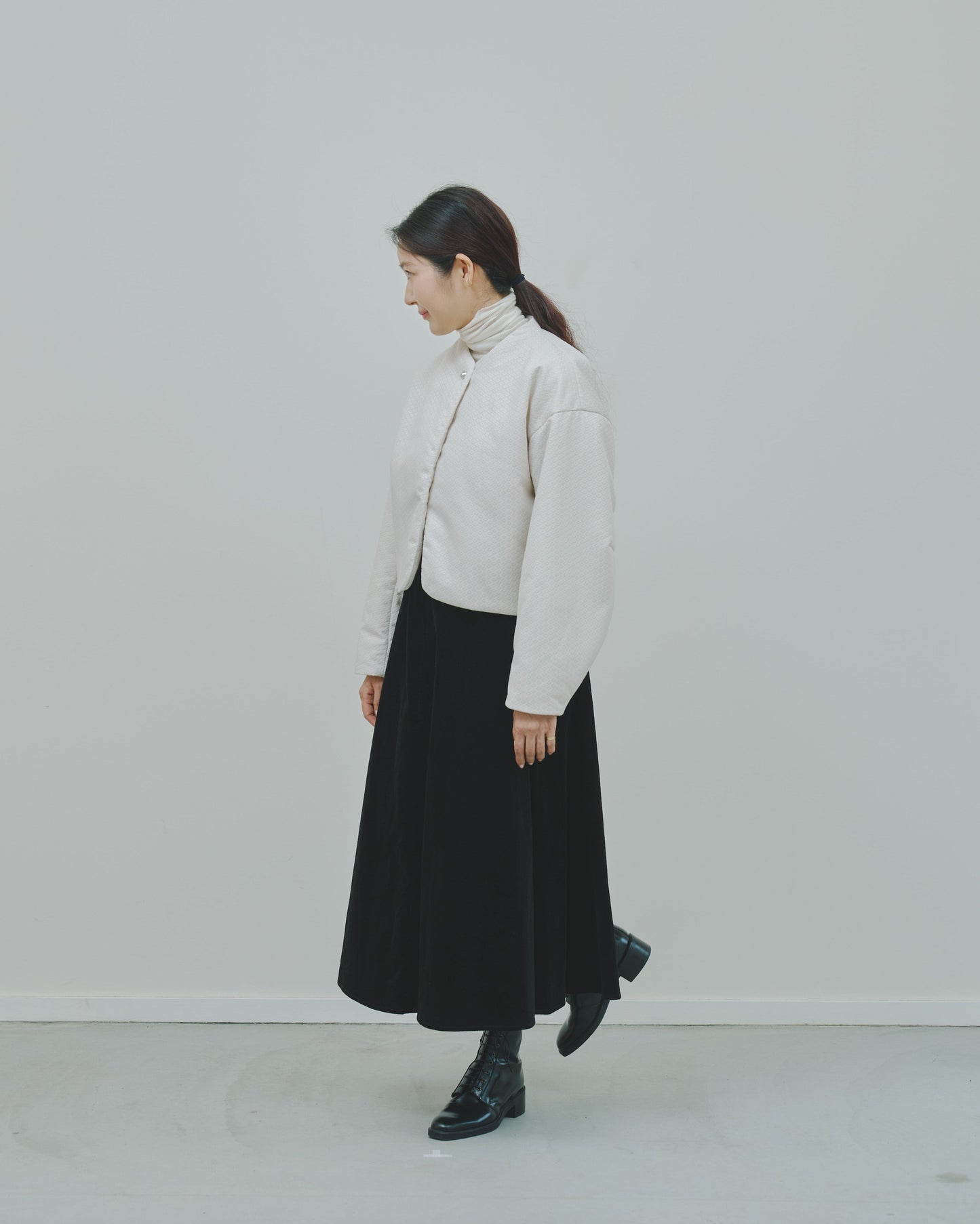 冬芽 - Jacquard Padded Jacket -
