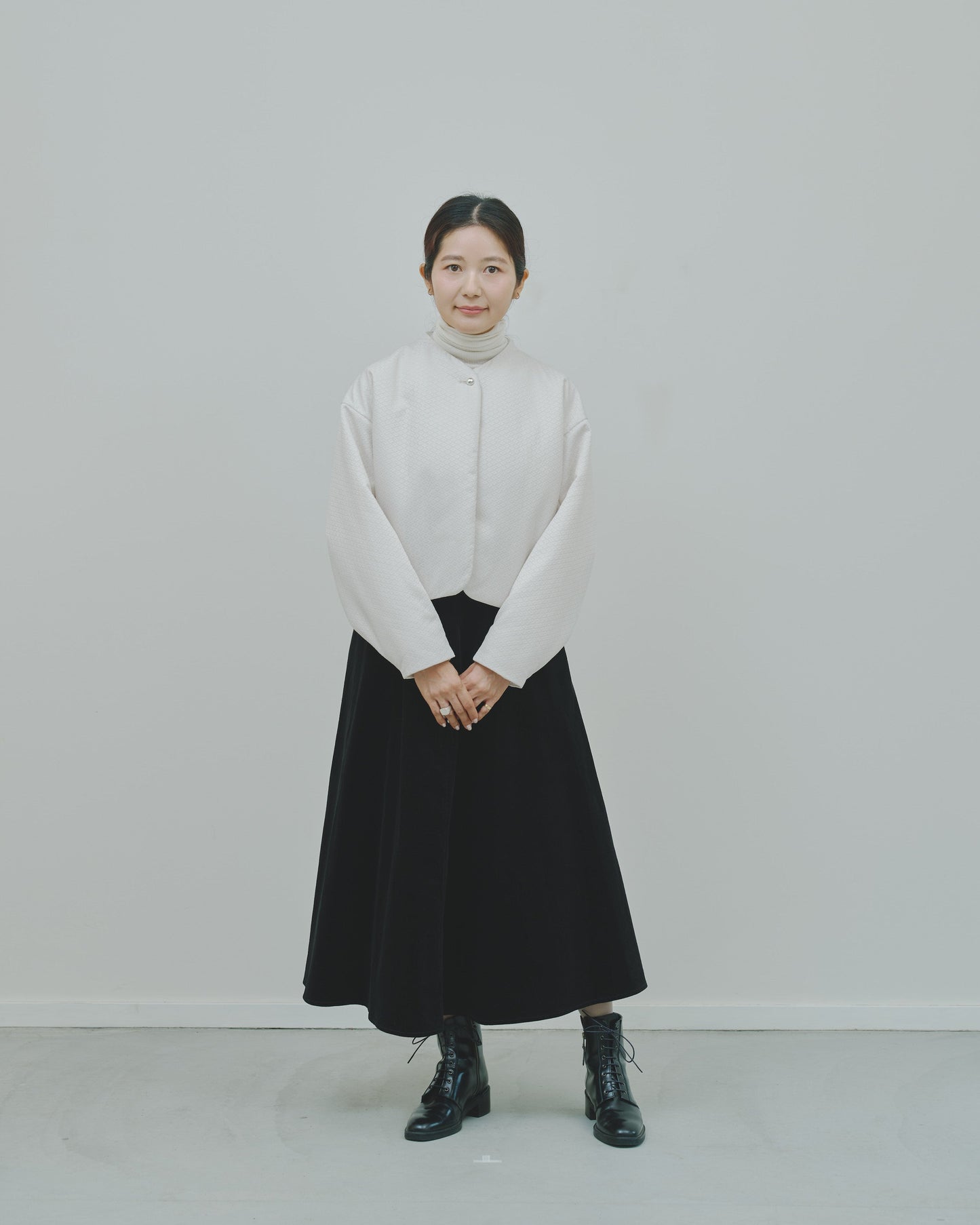 冬芽 - Jacquard Padded Jacket -
