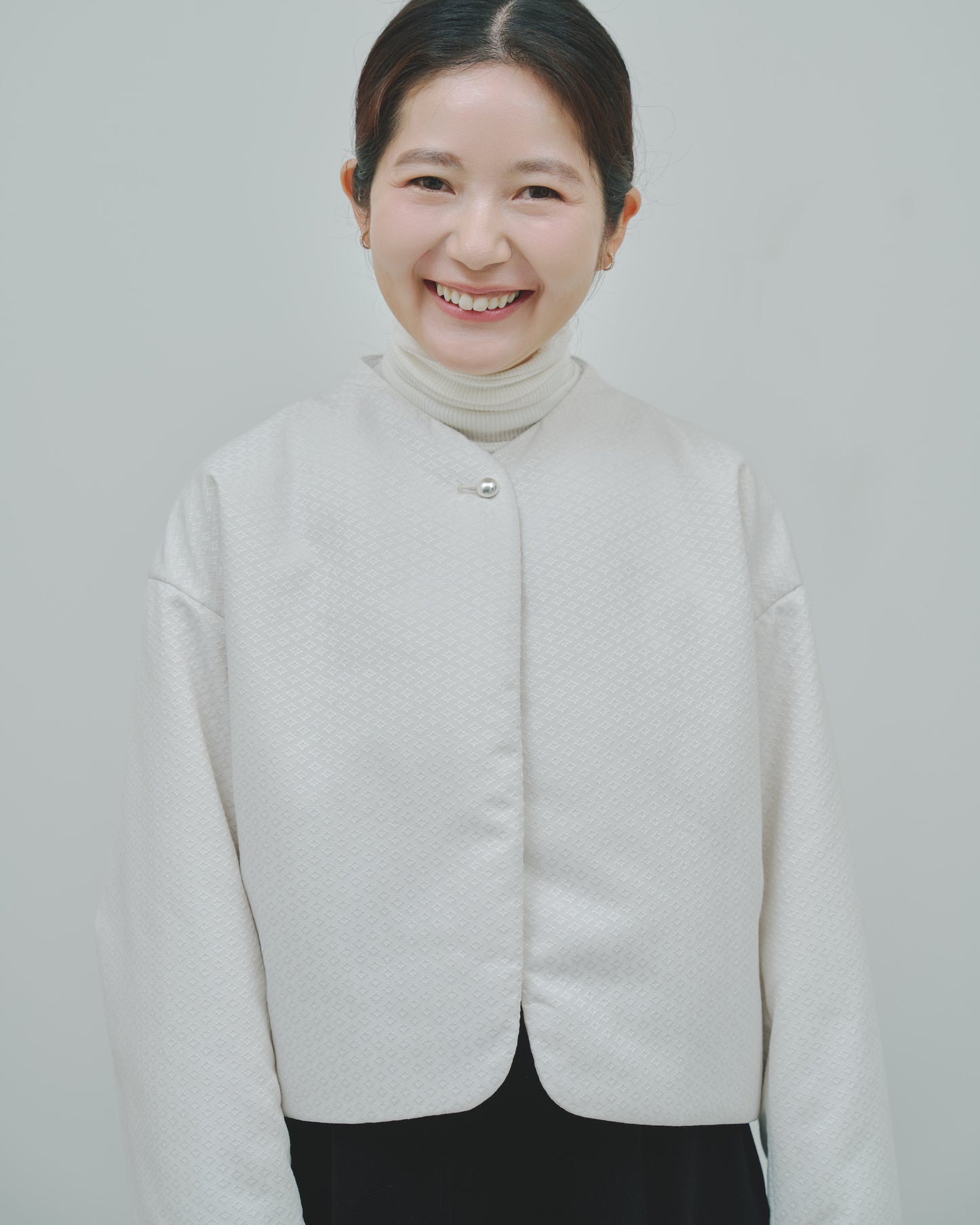 冬芽 - Jacquard Padded Jacket -