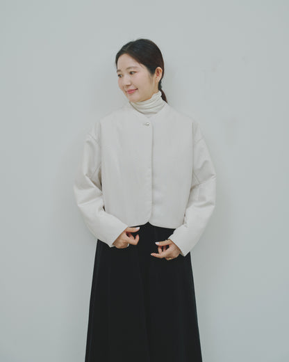 冬芽 - Jacquard Padded Jacket -
