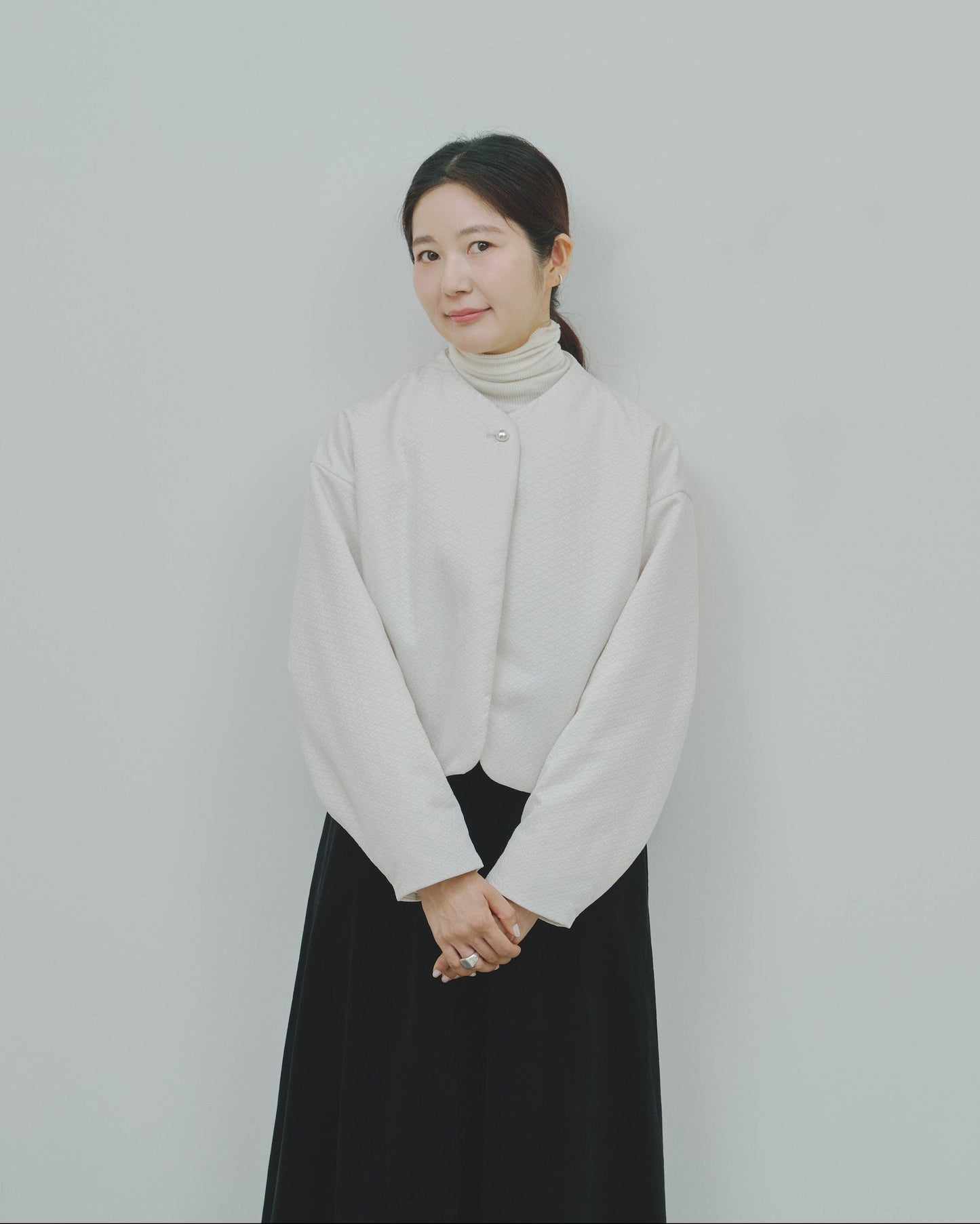 冬芽 - Jacquard Padded Jacket -