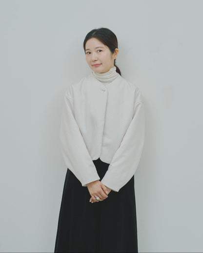冬芽 - Jacquard Padded Jacket -
