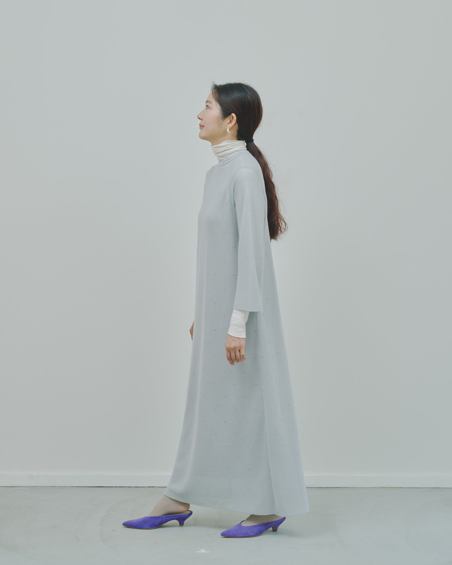 薄氷 - Cashmere long dress -