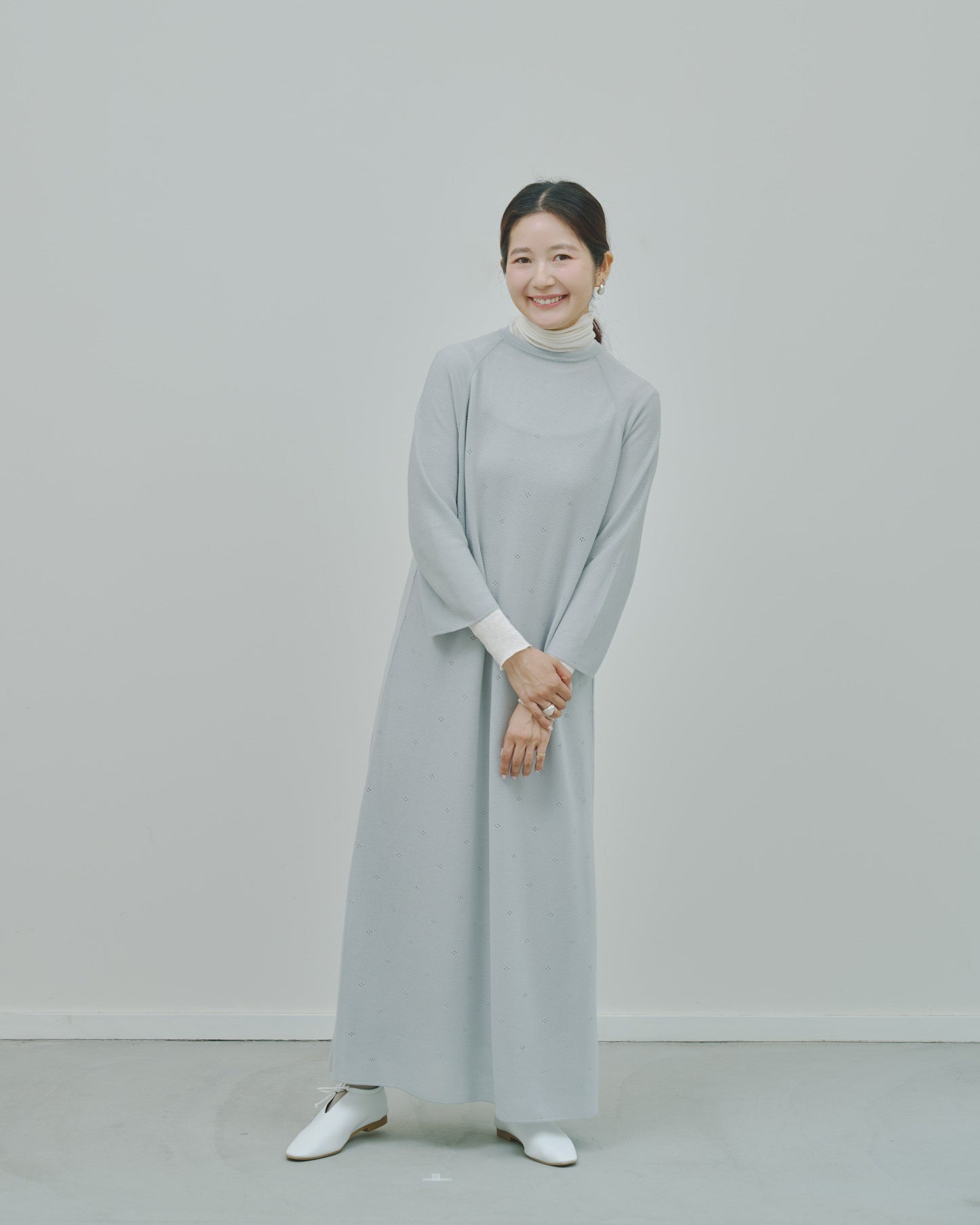 薄氷 - Cashmere long dress -