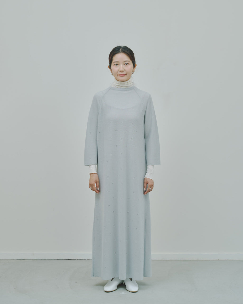 薄氷 - Cashmere long dress -
