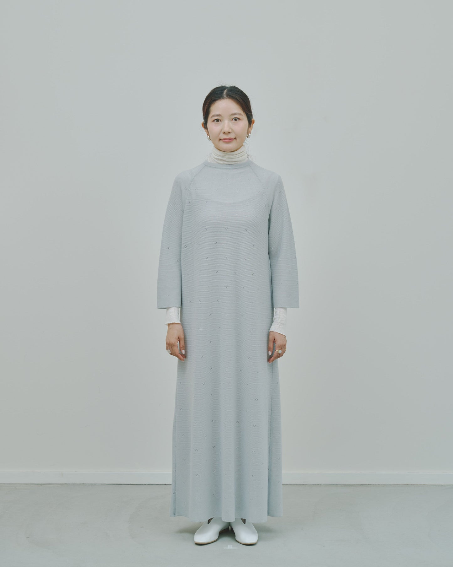 薄氷 - Cashmere long dress -