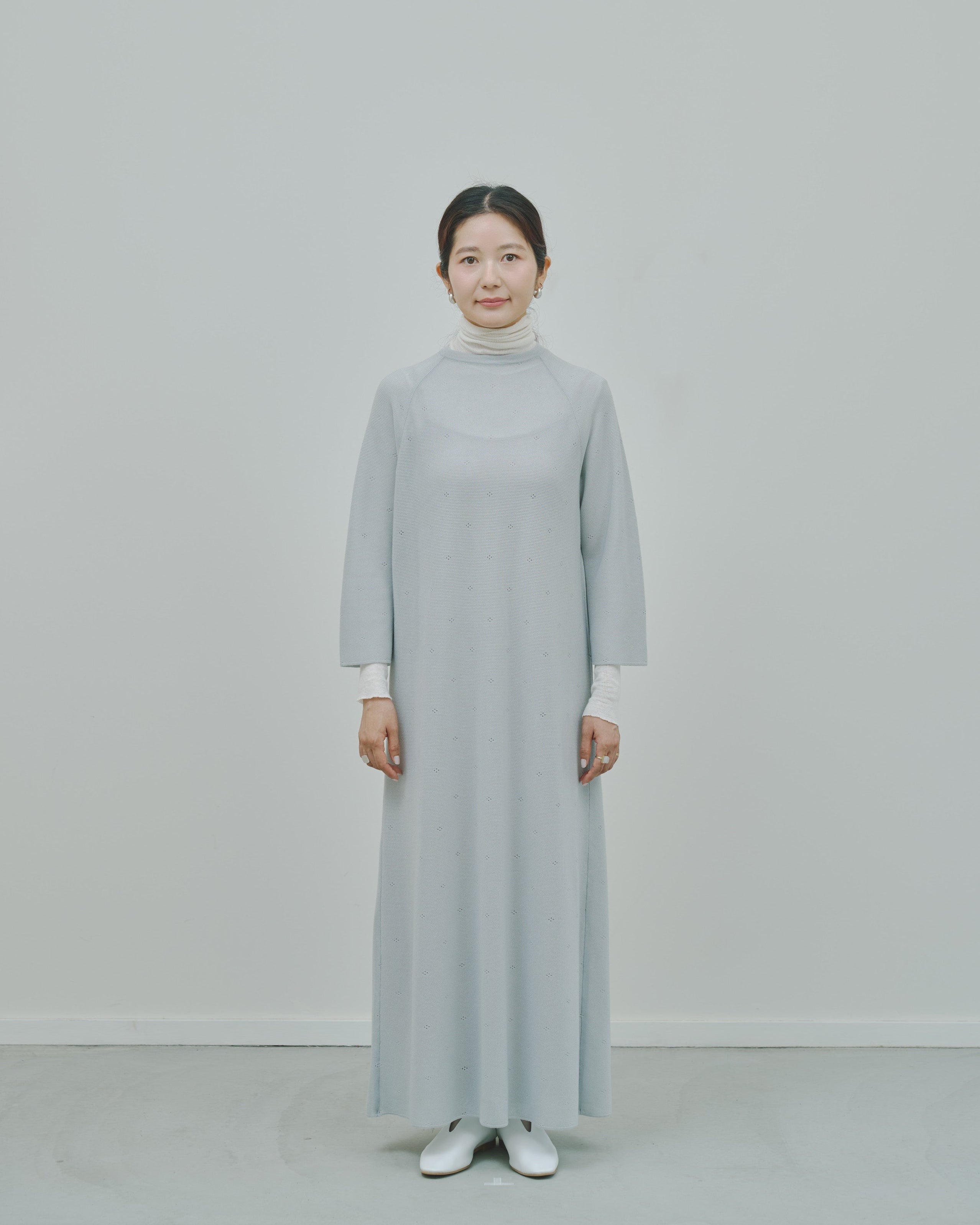 薄氷 - Cashmere long dress -