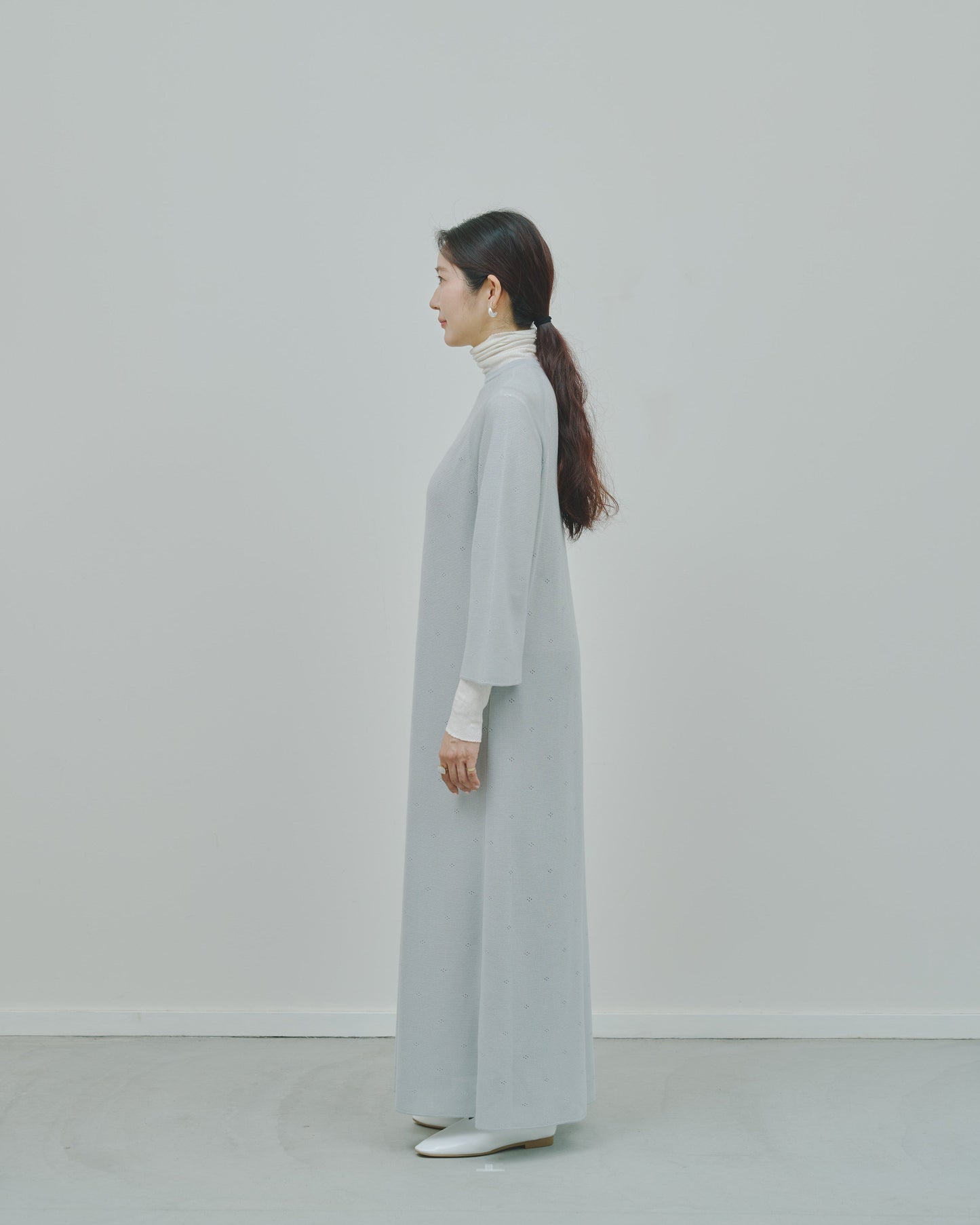 薄氷 - Cashmere long dress -