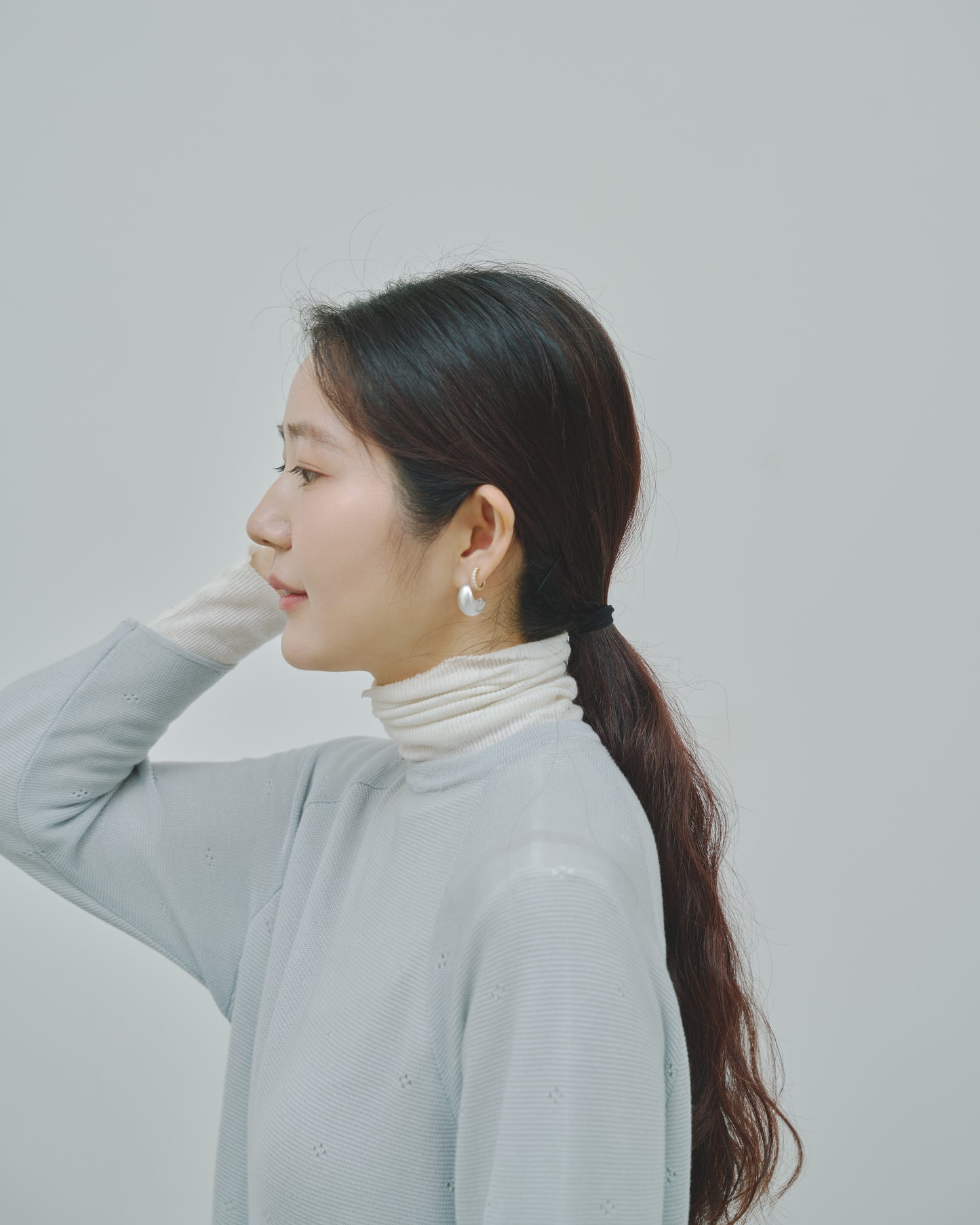 薄氷 - Cashmere long dress -