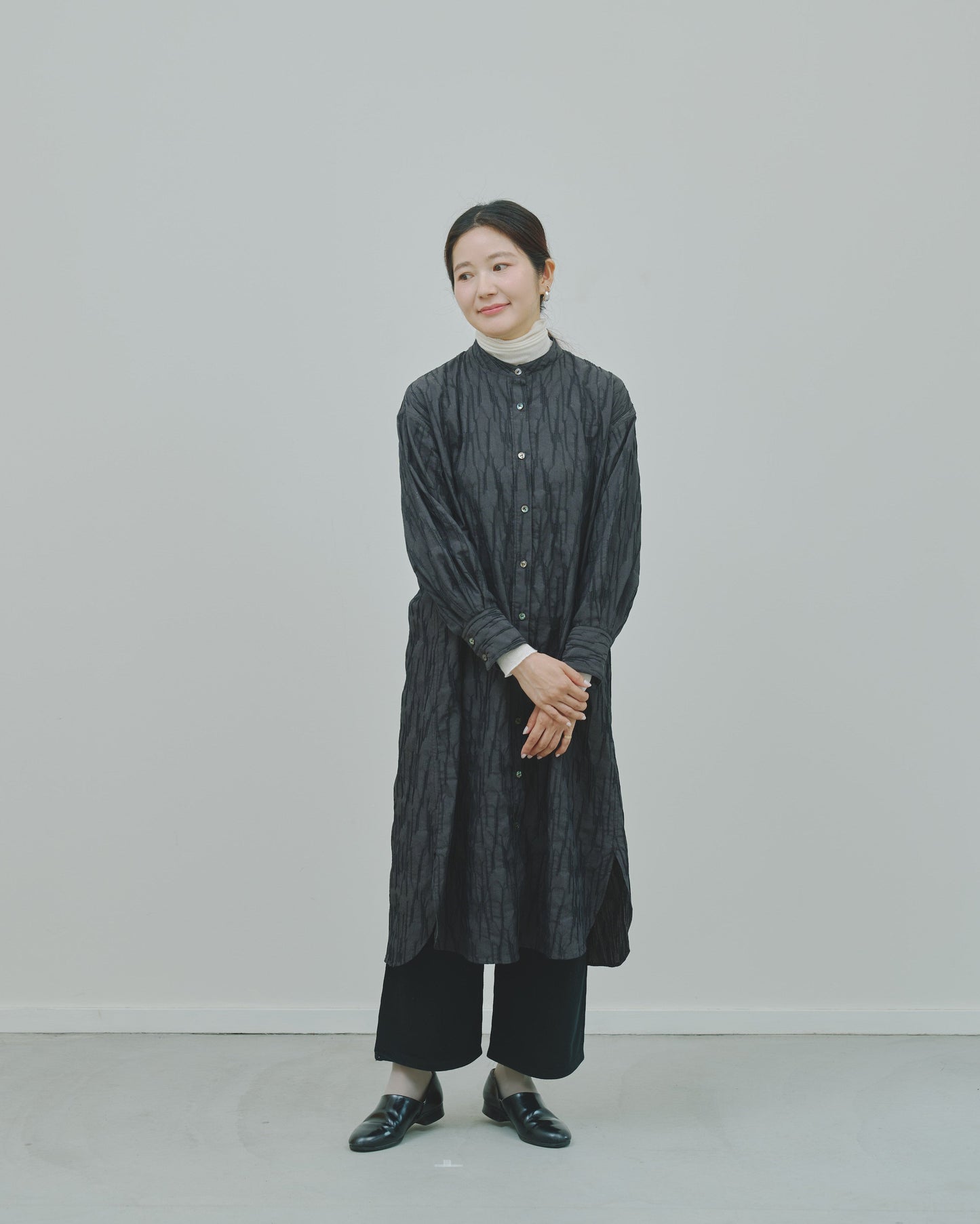 さざ波 - Cotton shirt dress -
