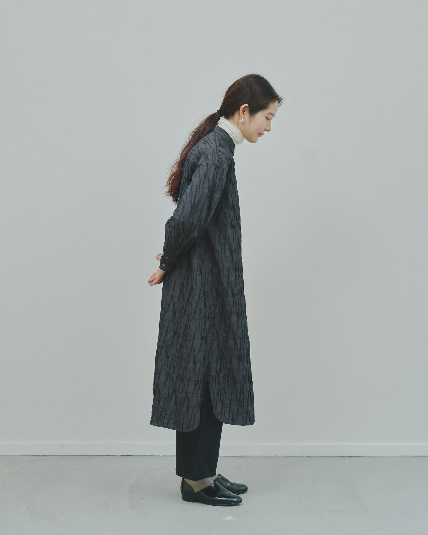 さざ波 - Cotton shirt dress -