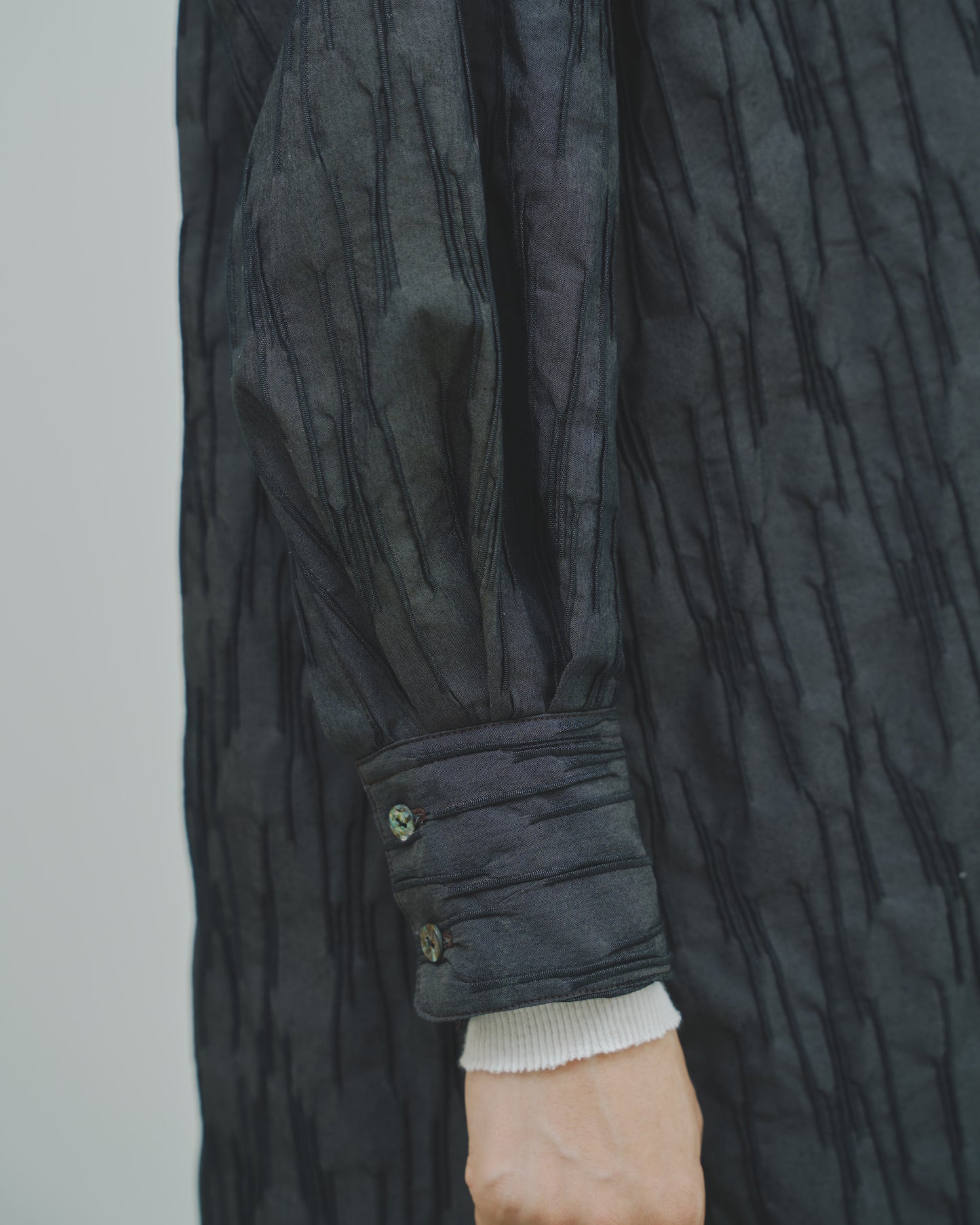 さざ波 - Cotton shirt dress -