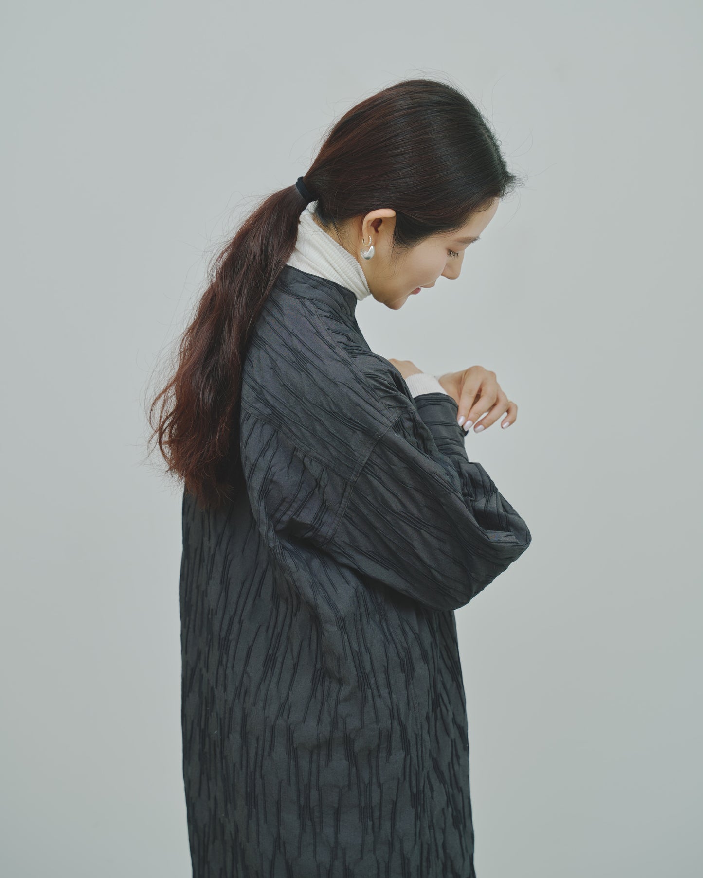 さざ波 - Cotton shirt dress -
