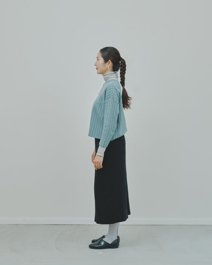 日々 - Cashmere jacquard cardigan -