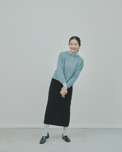 日々 - Cashmere jacquard cardigan -