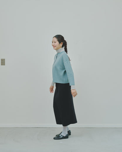 日々 - Cashmere jacquard cardigan -