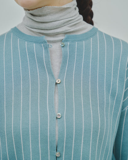日々 - Cashmere jacquard cardigan -