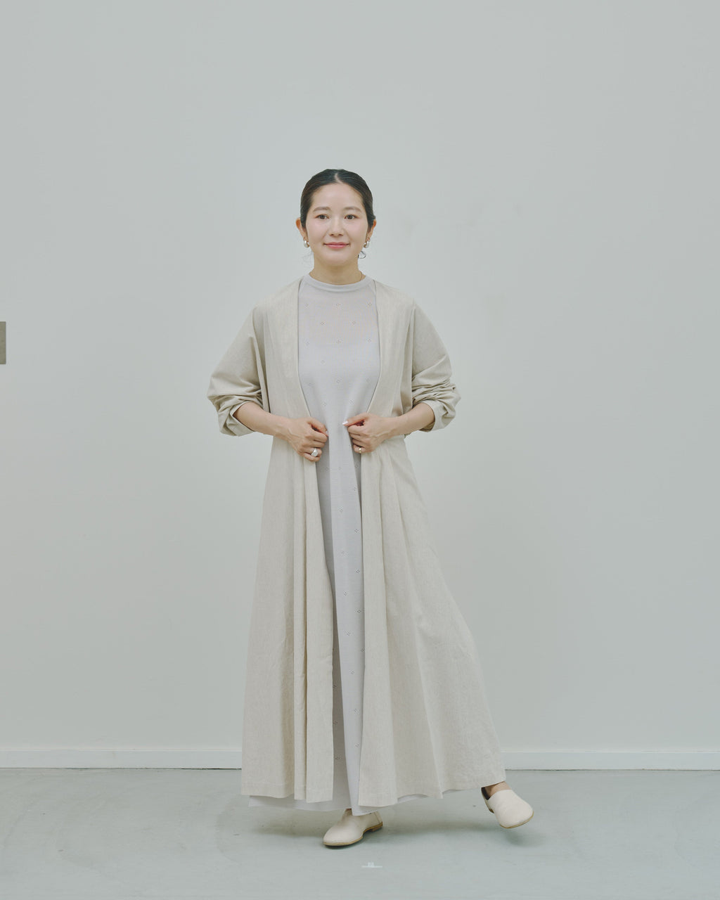 薄氷 - Cashmere long dress -