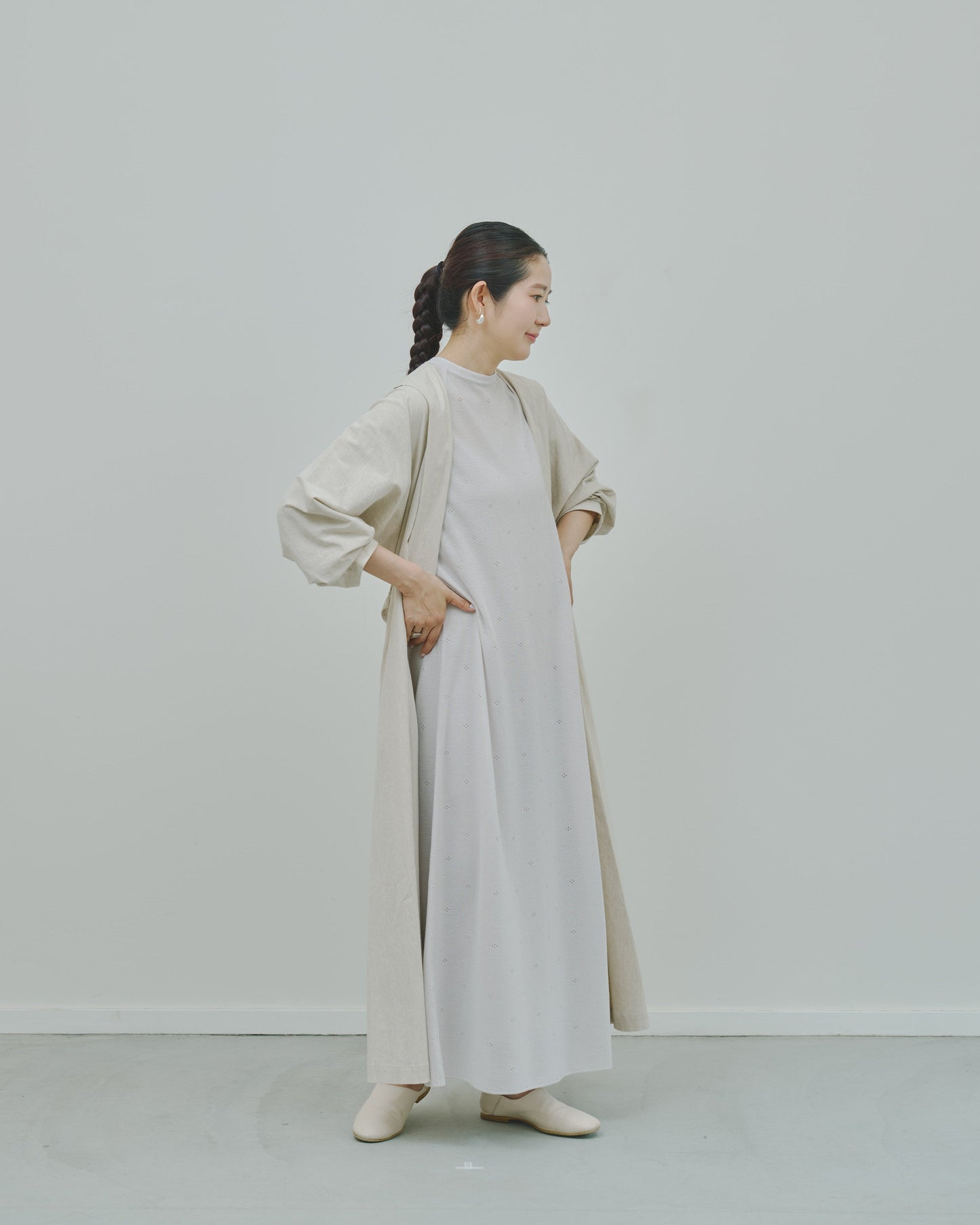 薄氷 - Cashmere long dress -