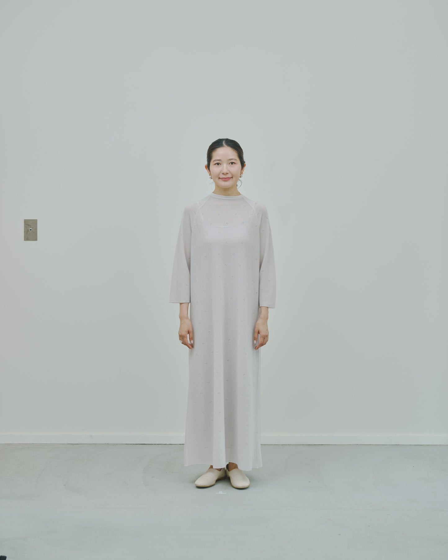 薄氷 - Cashmere long dress -