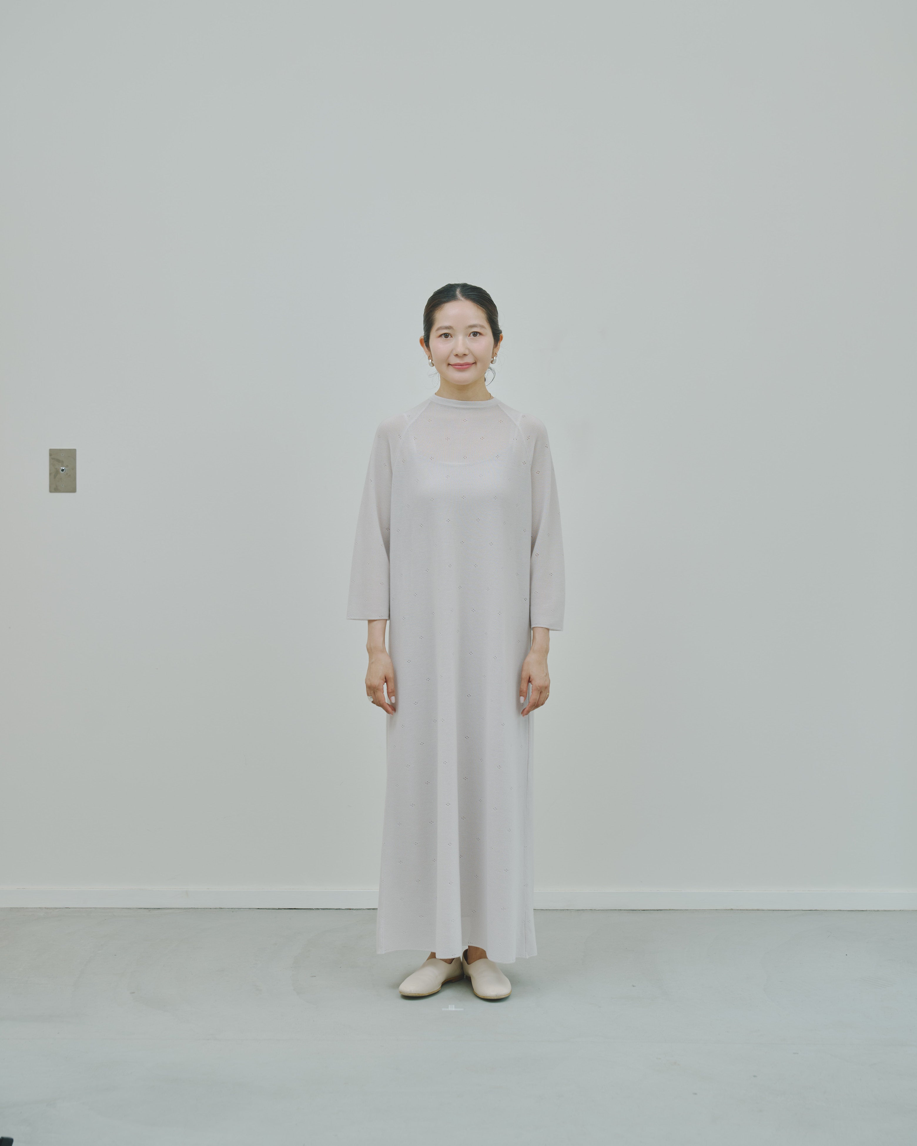 薄氷 - Cashmere long dress -