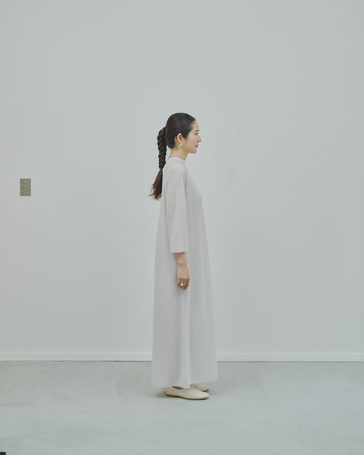 薄氷 - Cashmere long dress -