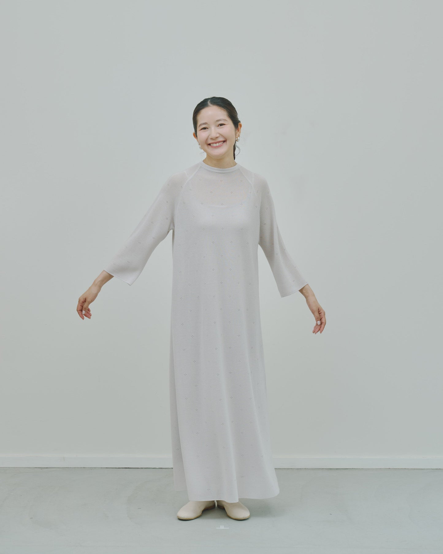 薄氷 - Cashmere long dress -