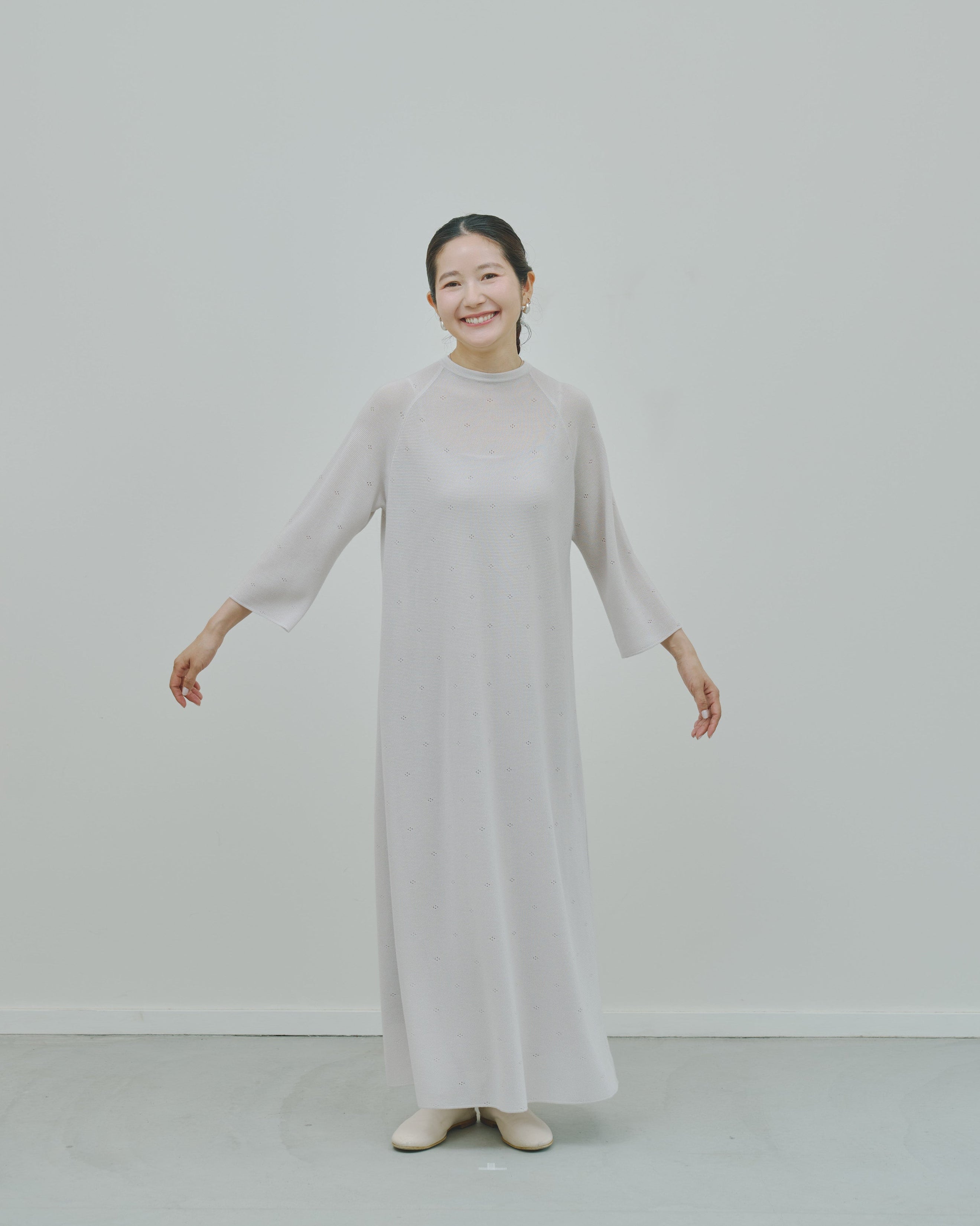 薄氷 - Cashmere long dress -
