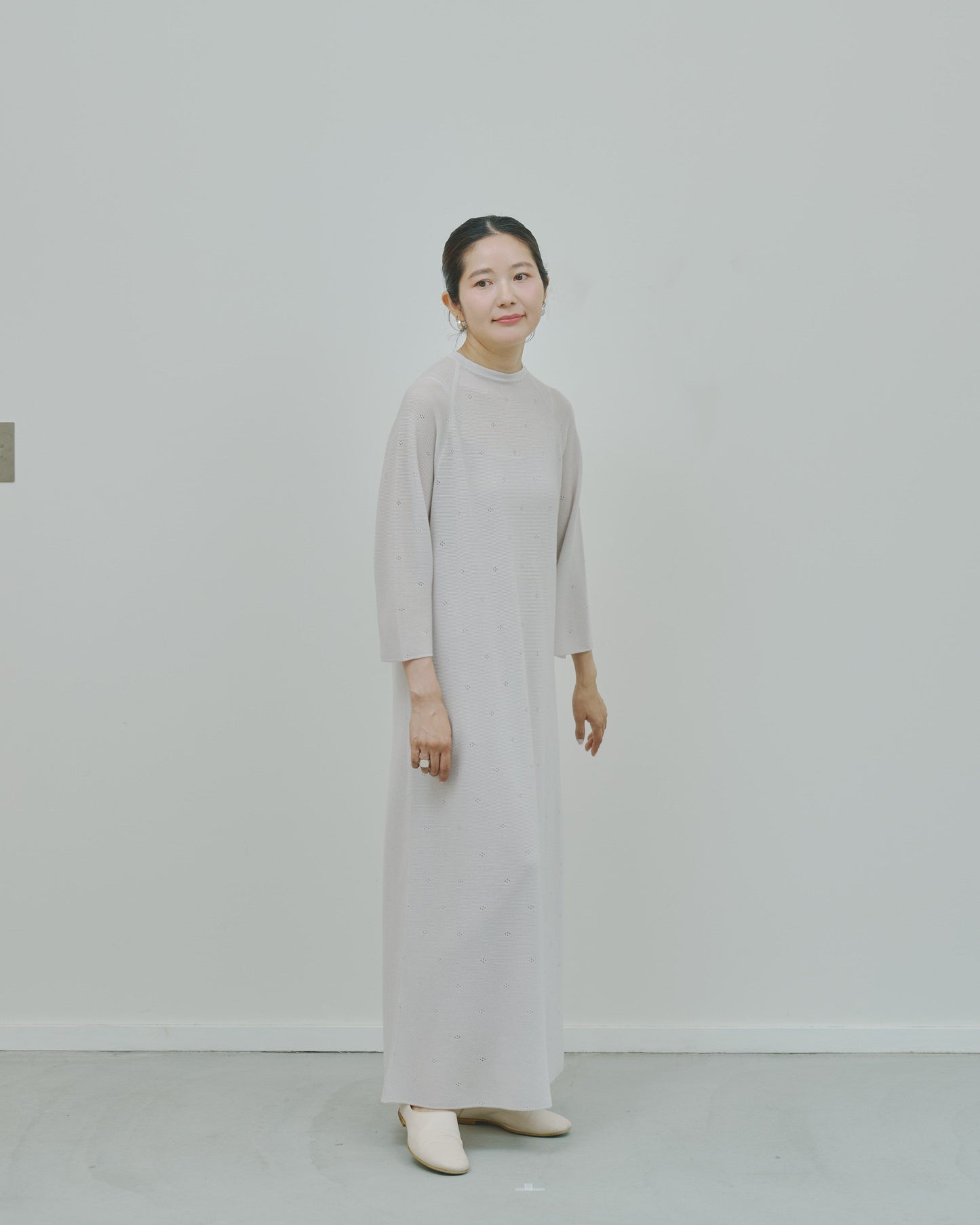 薄氷 - Cashmere long dress -