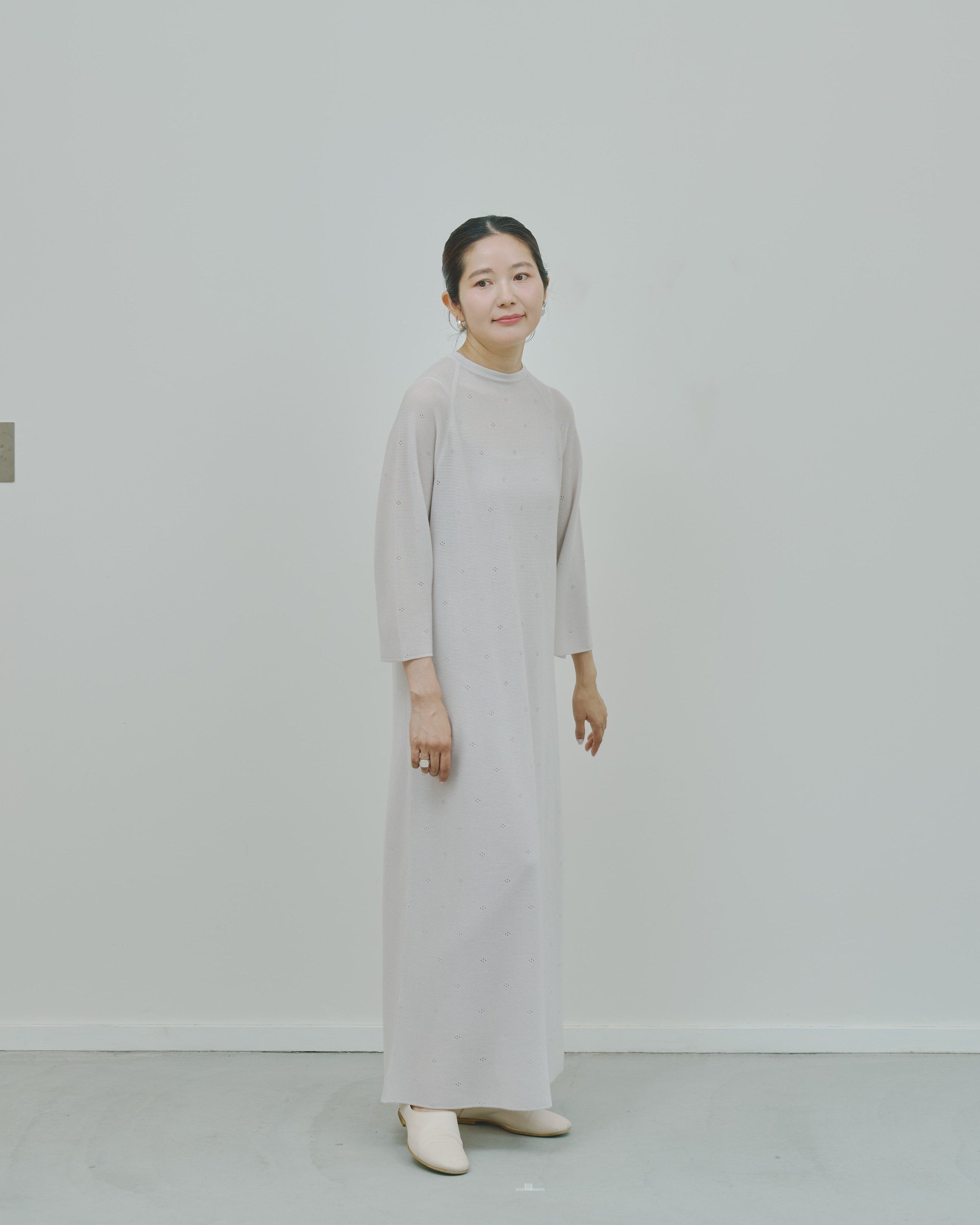 薄氷 - Cashmere long dress -