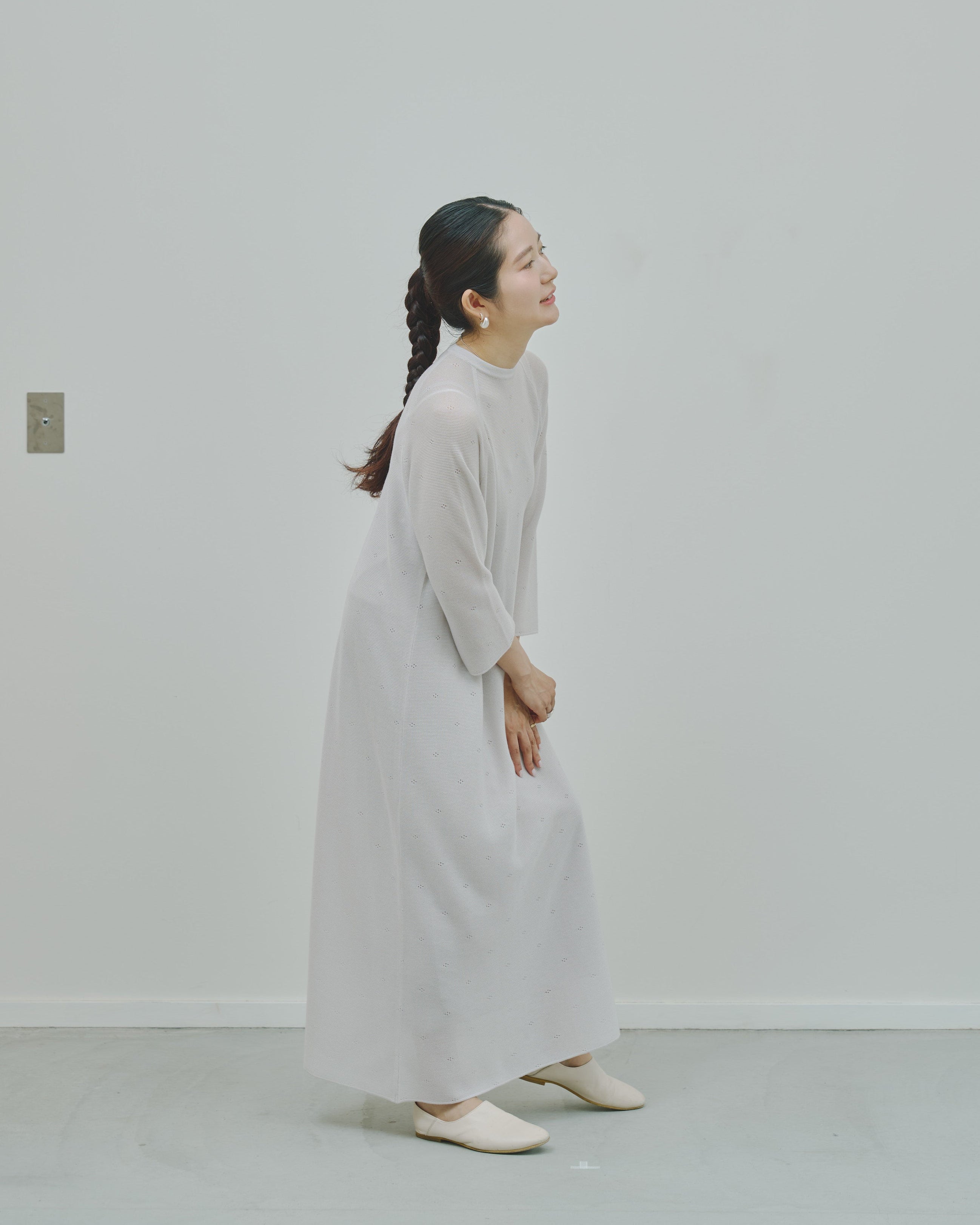 薄氷 - Cashmere long dress -