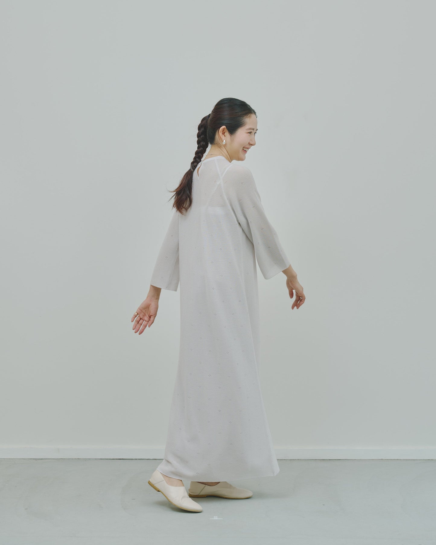 薄氷 - Cashmere long dress -