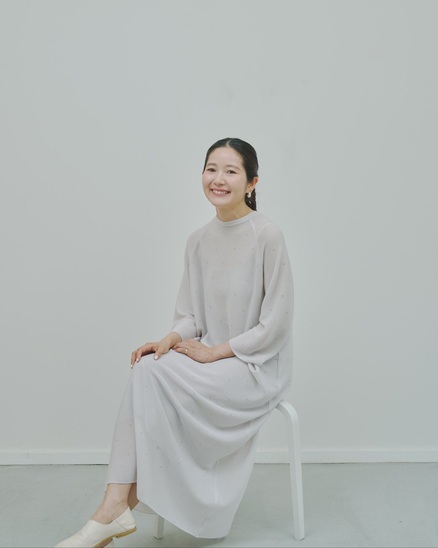 薄氷 - Cashmere long dress -