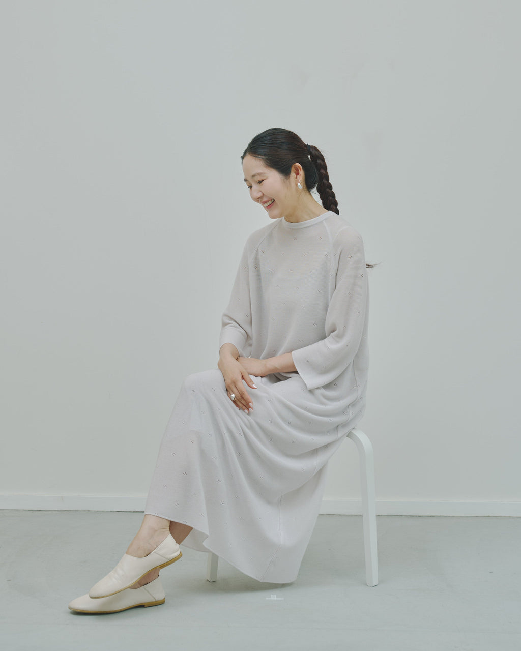 薄氷 - Cashmere long dress -