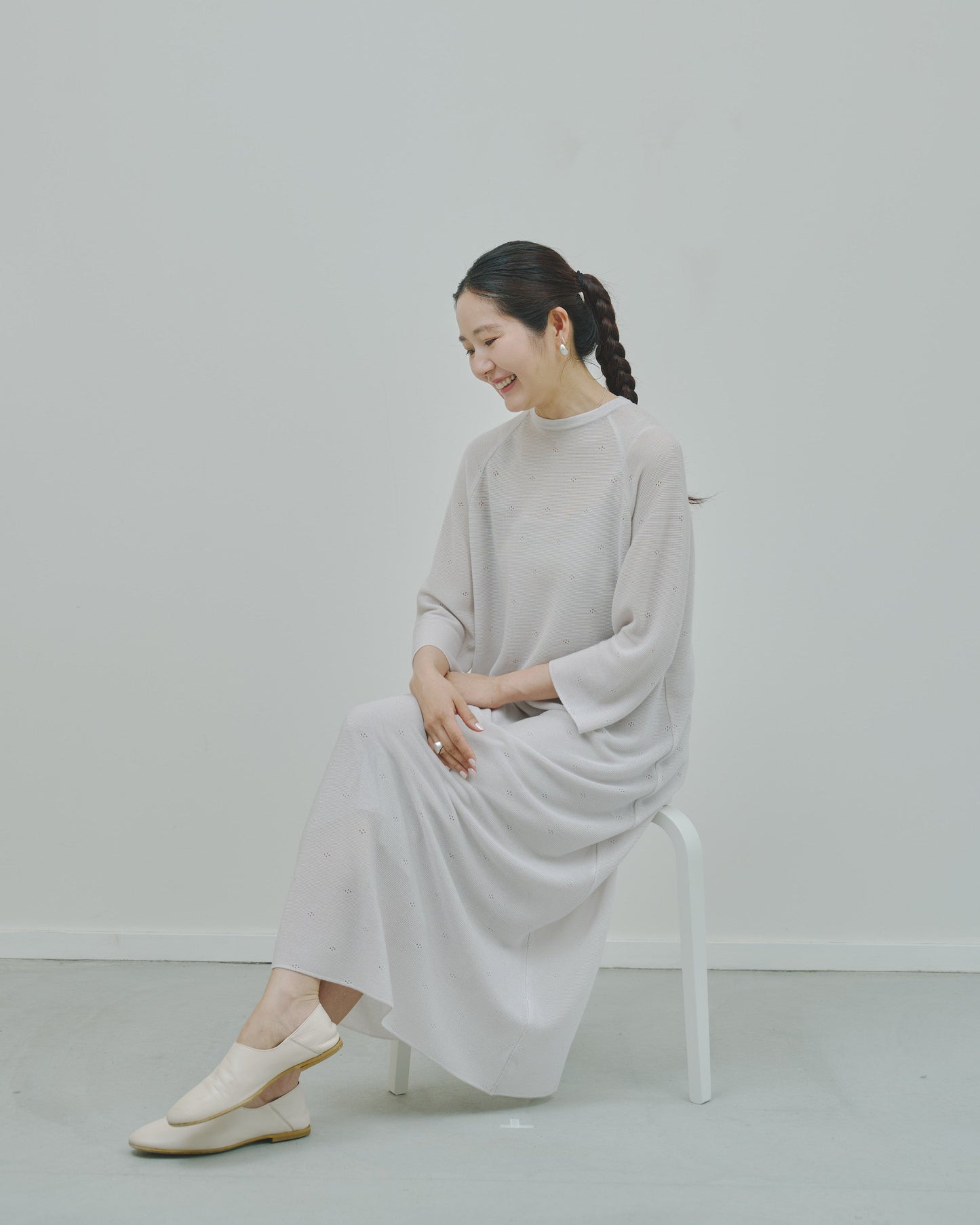 薄氷 - Cashmere long dress -
