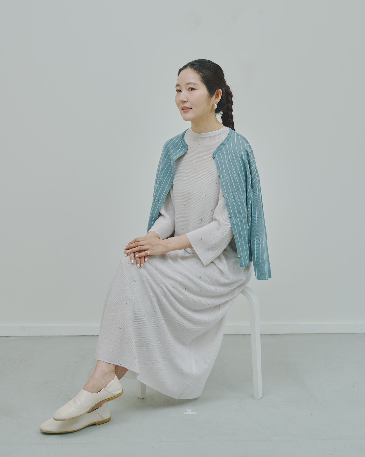 薄氷 - Cashmere long dress -