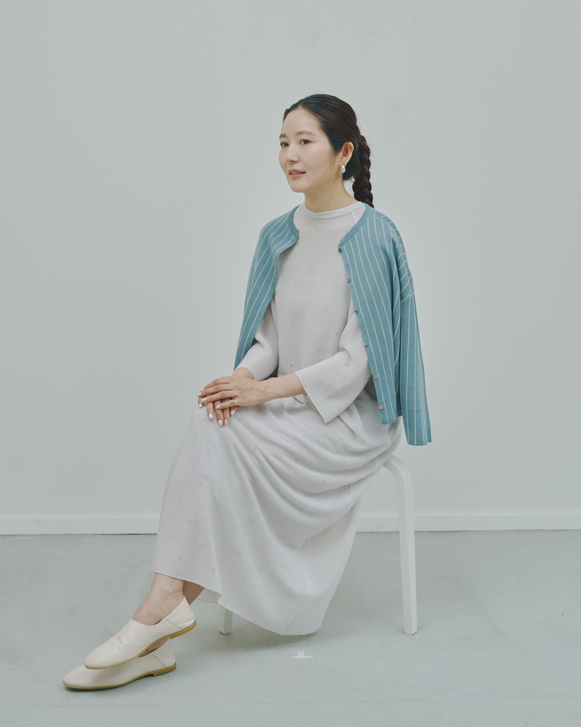 薄氷 - Cashmere long dress -
